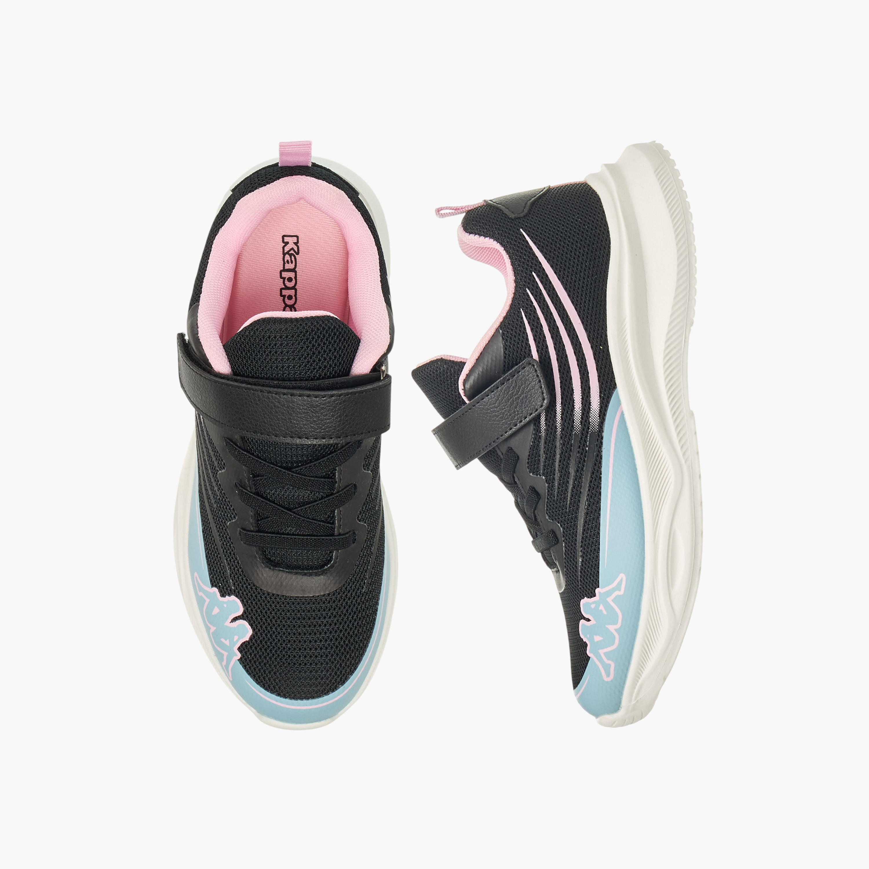 Kappa Girls Hook & Loop Sports Shoes-girls-shoes-sports-image-1