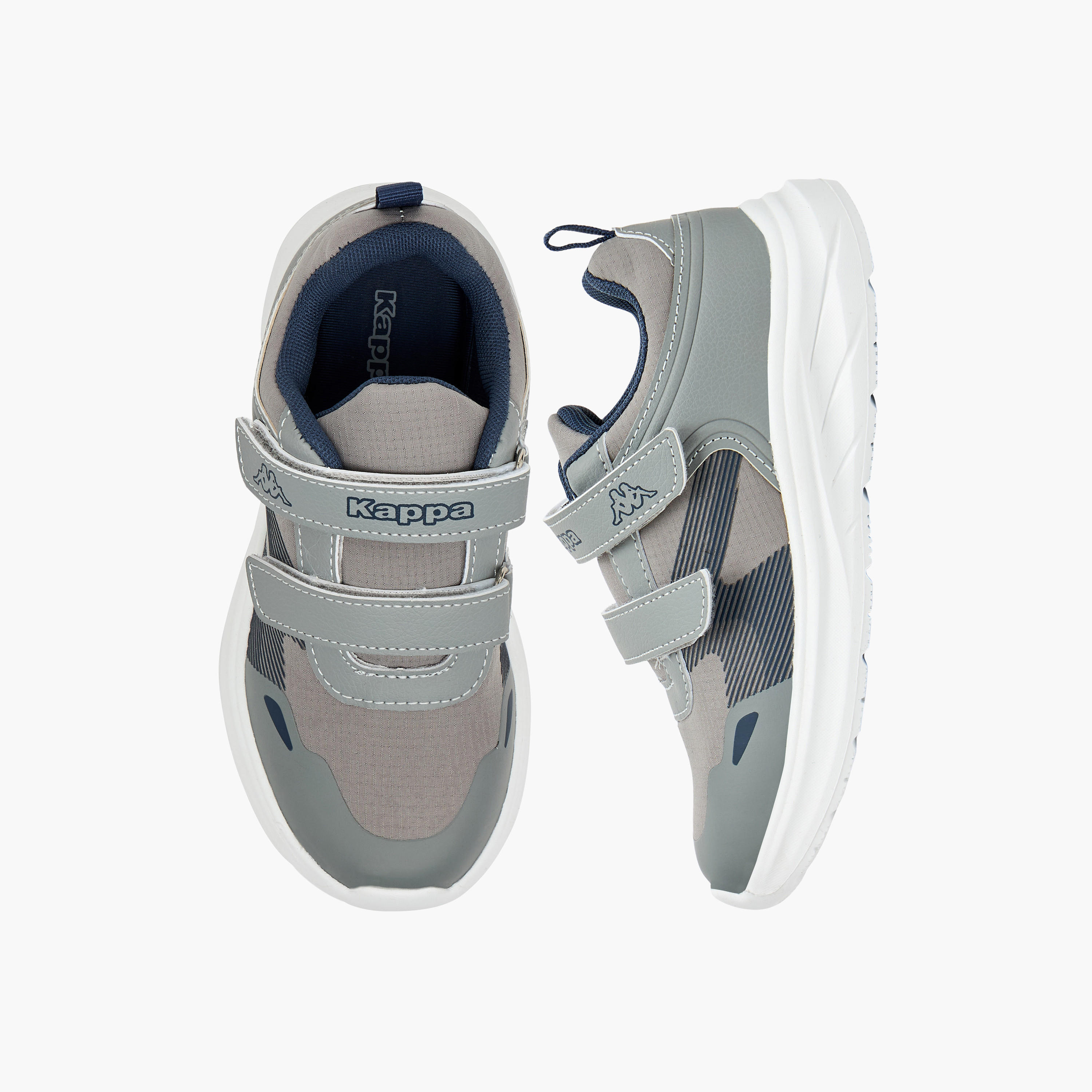 Kappa Boys Panelled Hook & Loop Sports Shoes-boys-shoes-sports-image-1