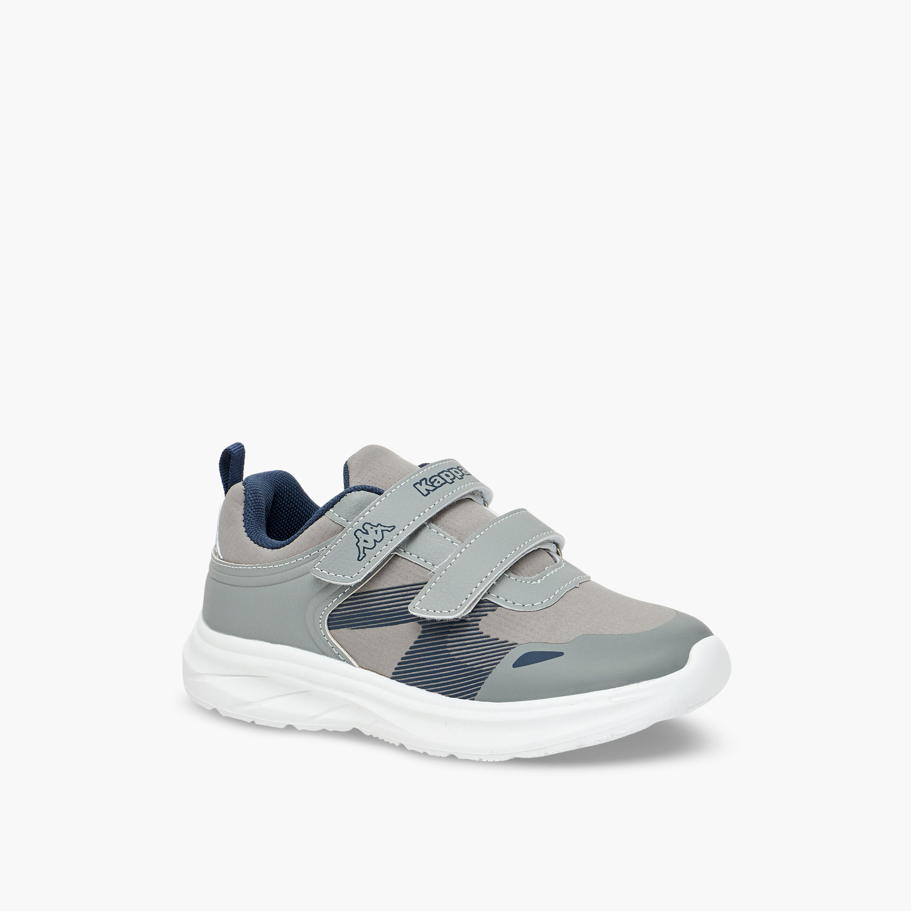 Kappa Boys Panelled Hook & Loop Sports Shoes-boys-shoes-sports-image-2