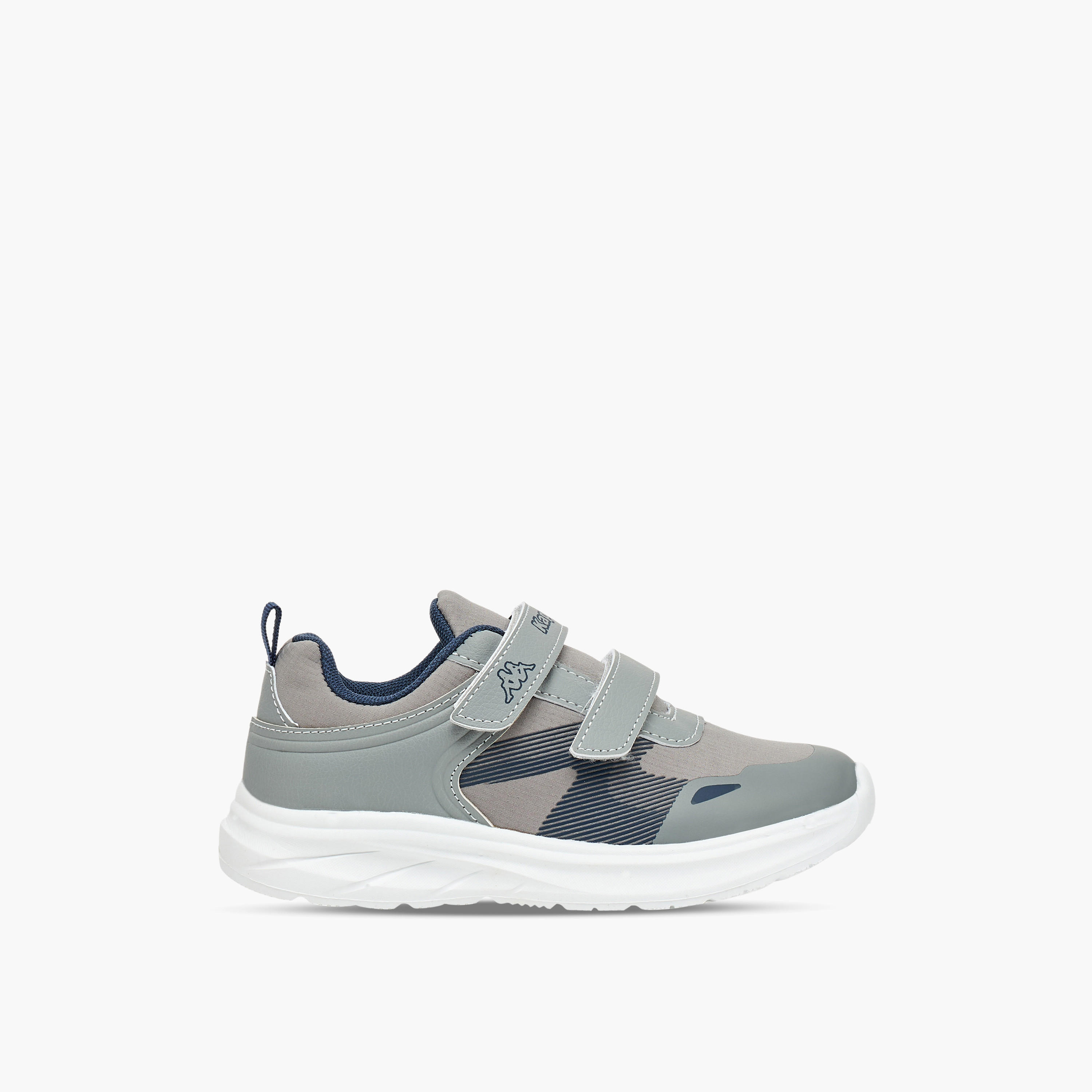 Kappa Boys Panelled Hook & Loop Sports Shoes-boys-shoes-sports-image-3