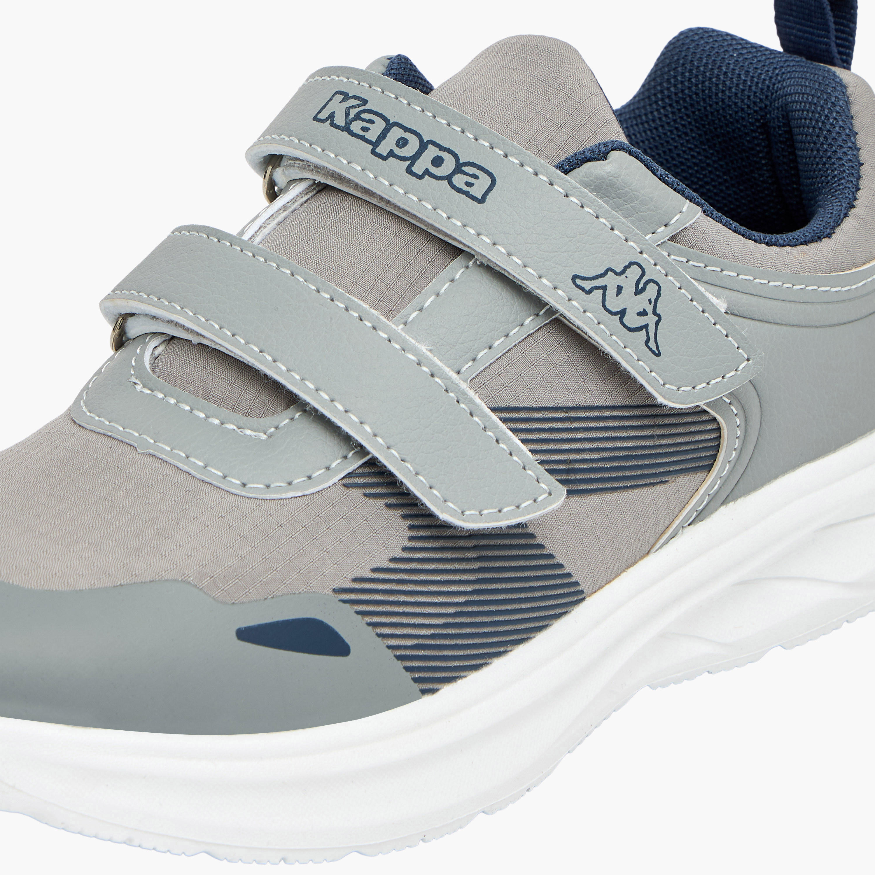Kappa Boys Panelled Hook & Loop Sports Shoes-boys-shoes-sports-image-4