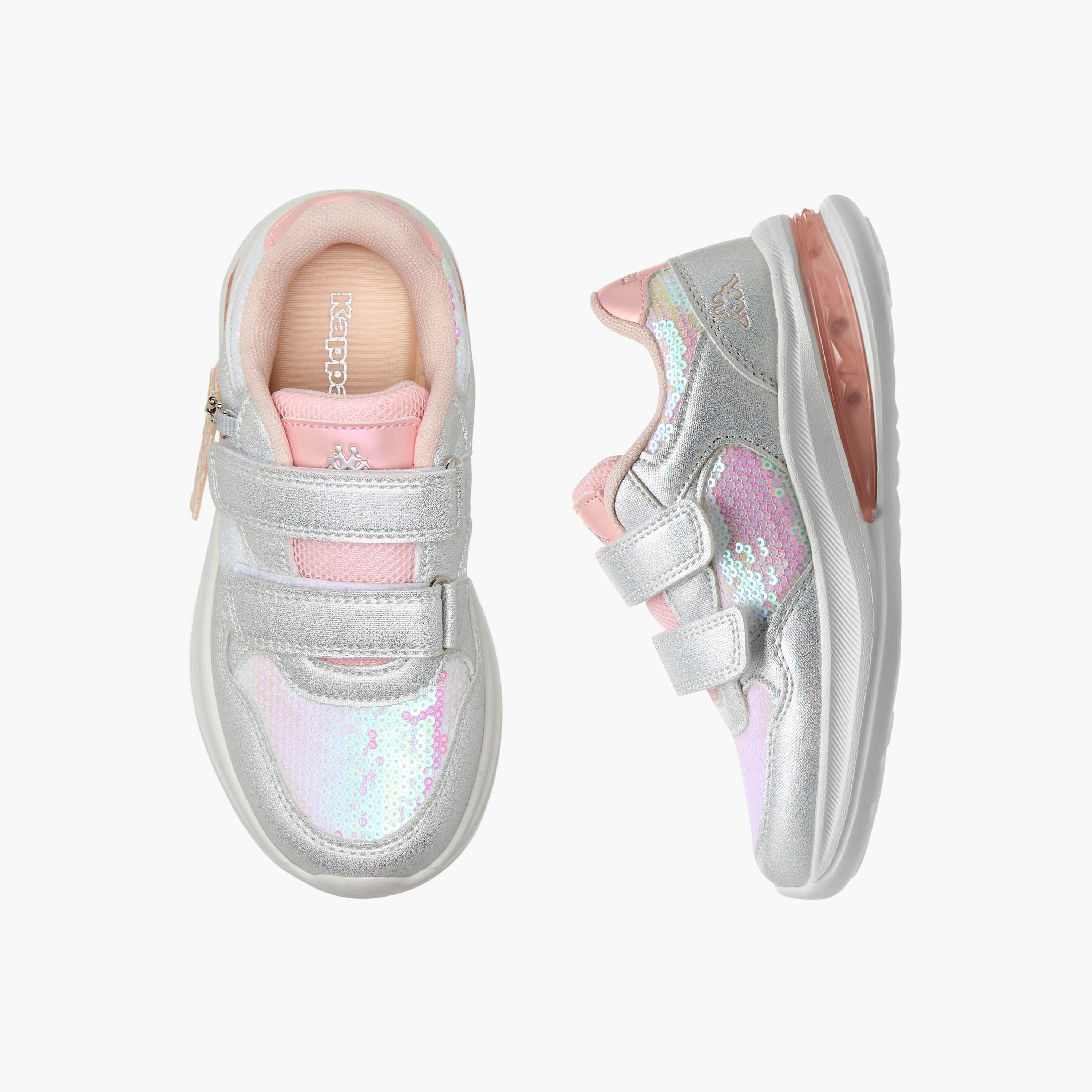 Kappa Light-Up Sports Shoes with Hook & Loop Closure-baby-girls-shoes-closedshoes-image-1