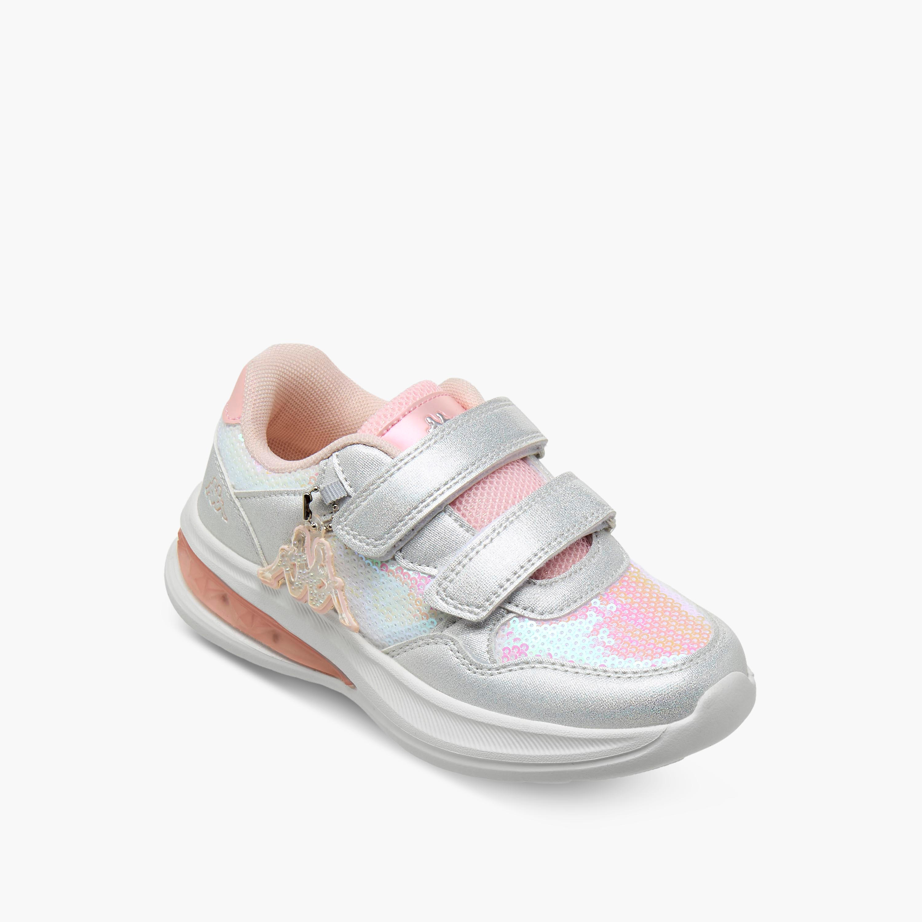 Kappa Light-Up Sports Shoes with Hook & Loop Closure-baby-girls-shoes-closedshoes-image-2