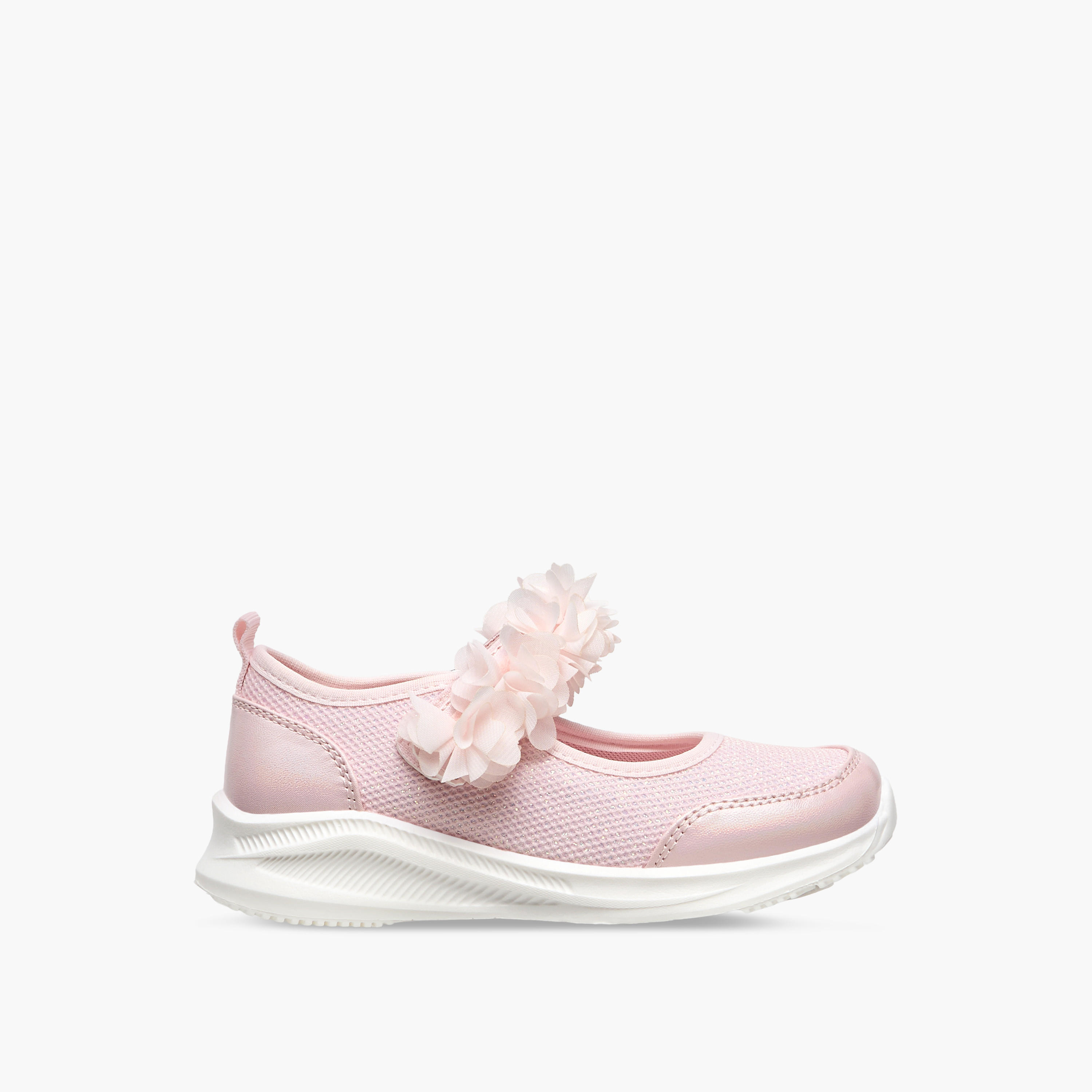 Flora Bella Girls Floral Accent Hook & Loop Sneakers-girls-shoes-sneakers-image-3