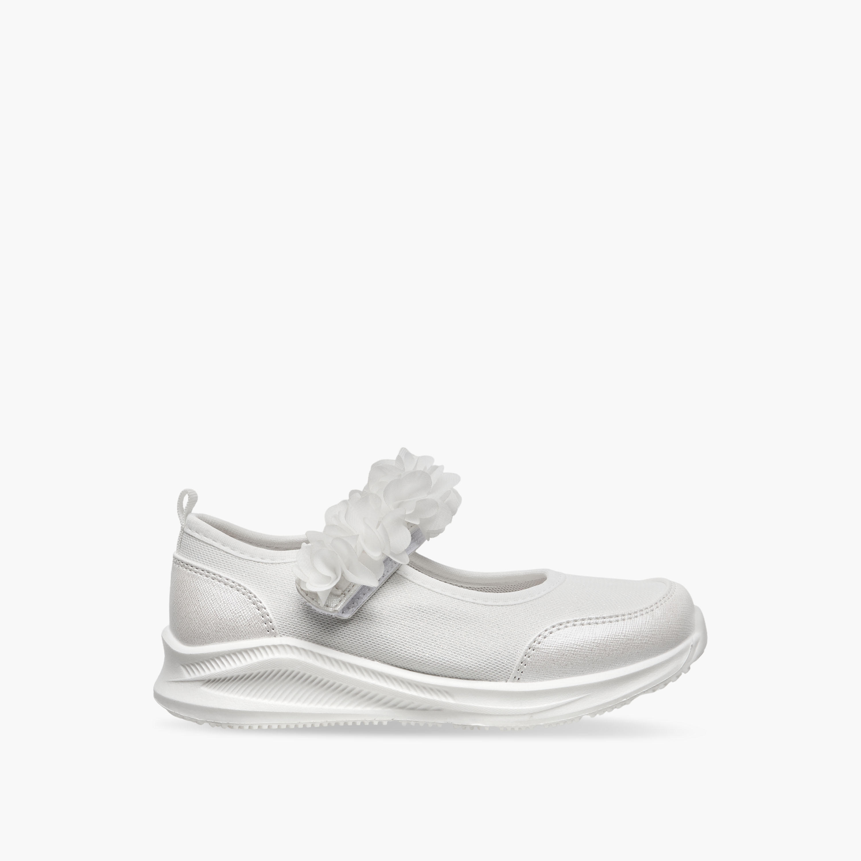 Flora Bella Girls Floral Accent Hook & Loop Sneakers-girls-shoes-sneakers-image-3