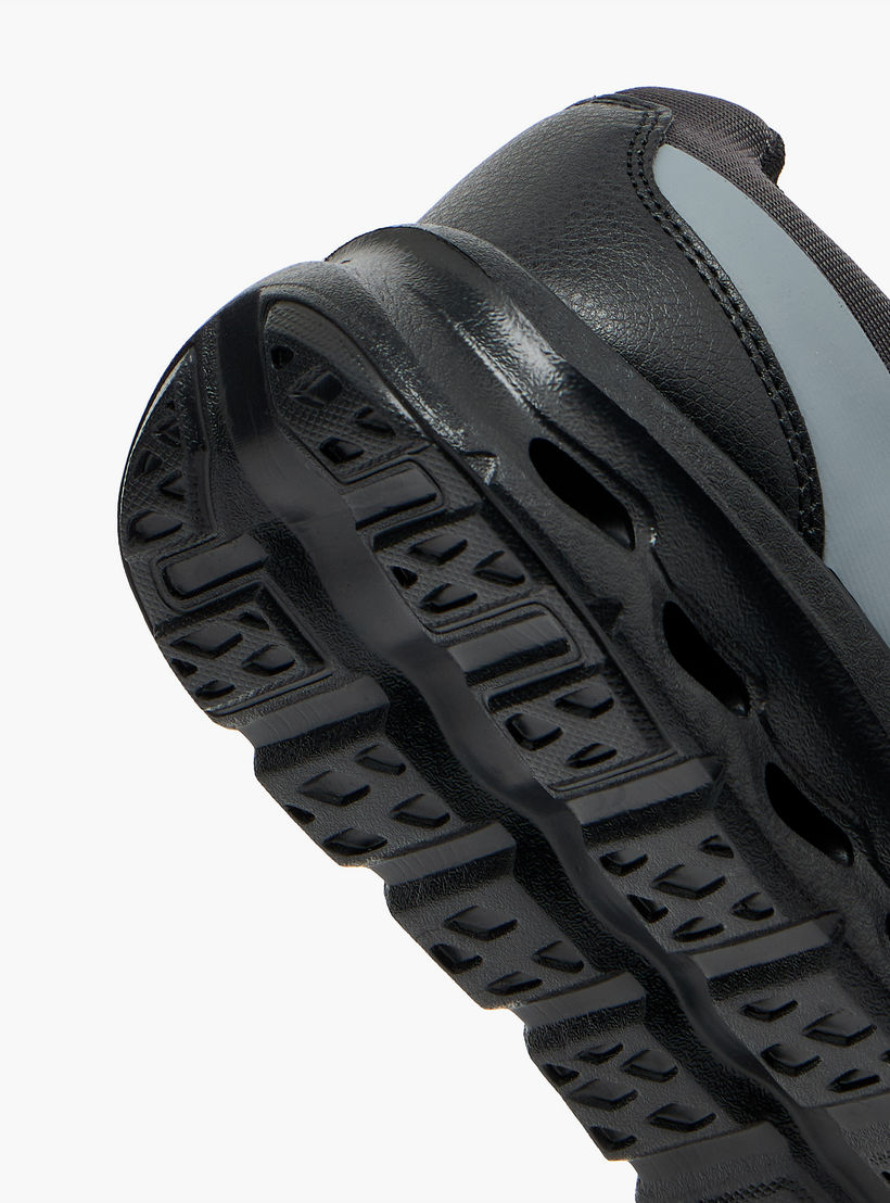 Kappa Boys Logo Print Hook & Loop Sports Shoes-sports-boys-shoes-image-4
