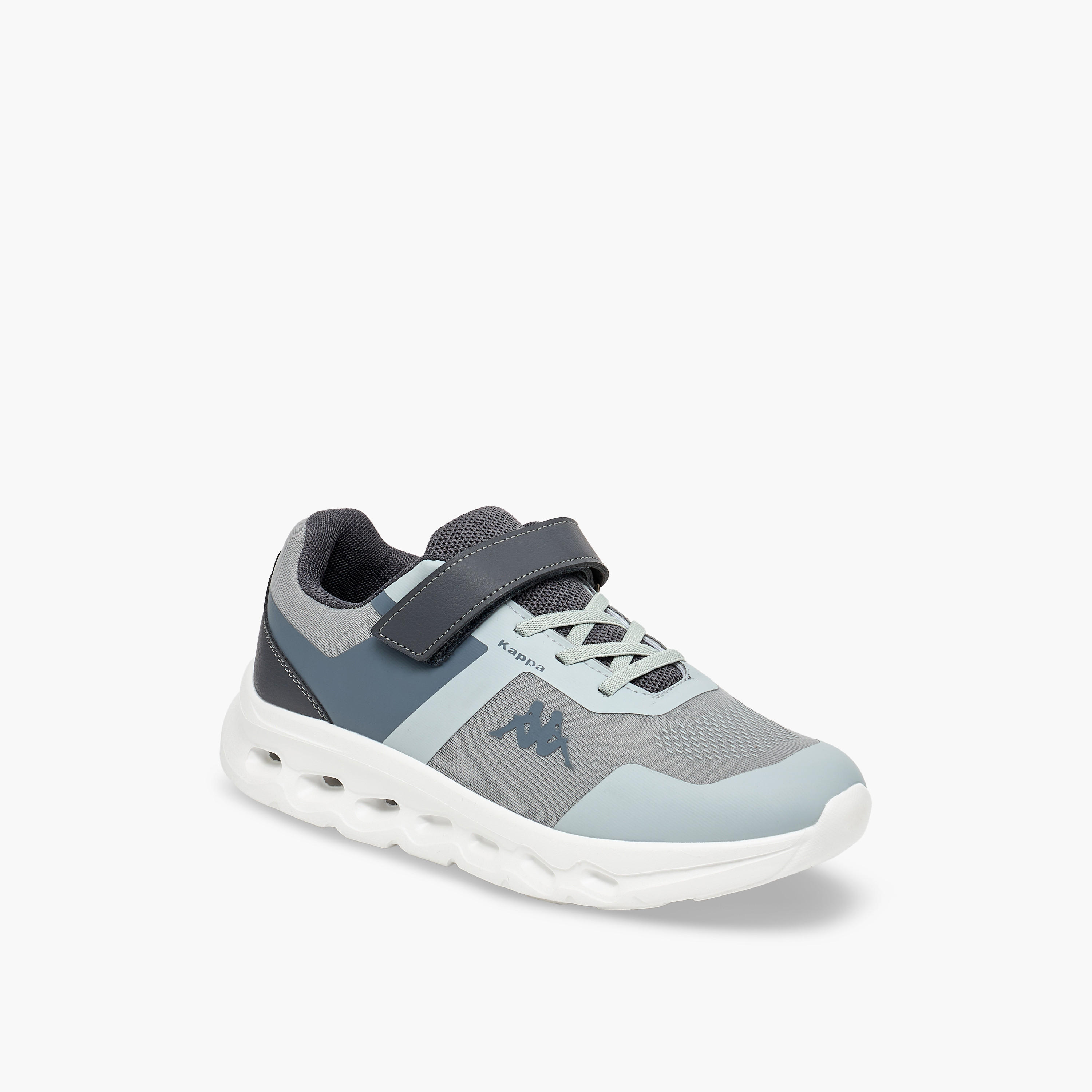 حذاء رياضي بشريط لاصق وطبعات شعار للأولاد من كابا-sports-boys-shoes-image-2