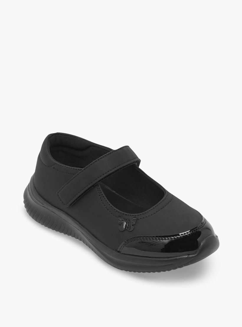 Dash Girls Hook & Loop Mary Jane School Shoes-girls-shoes-maryjanes-image-2
