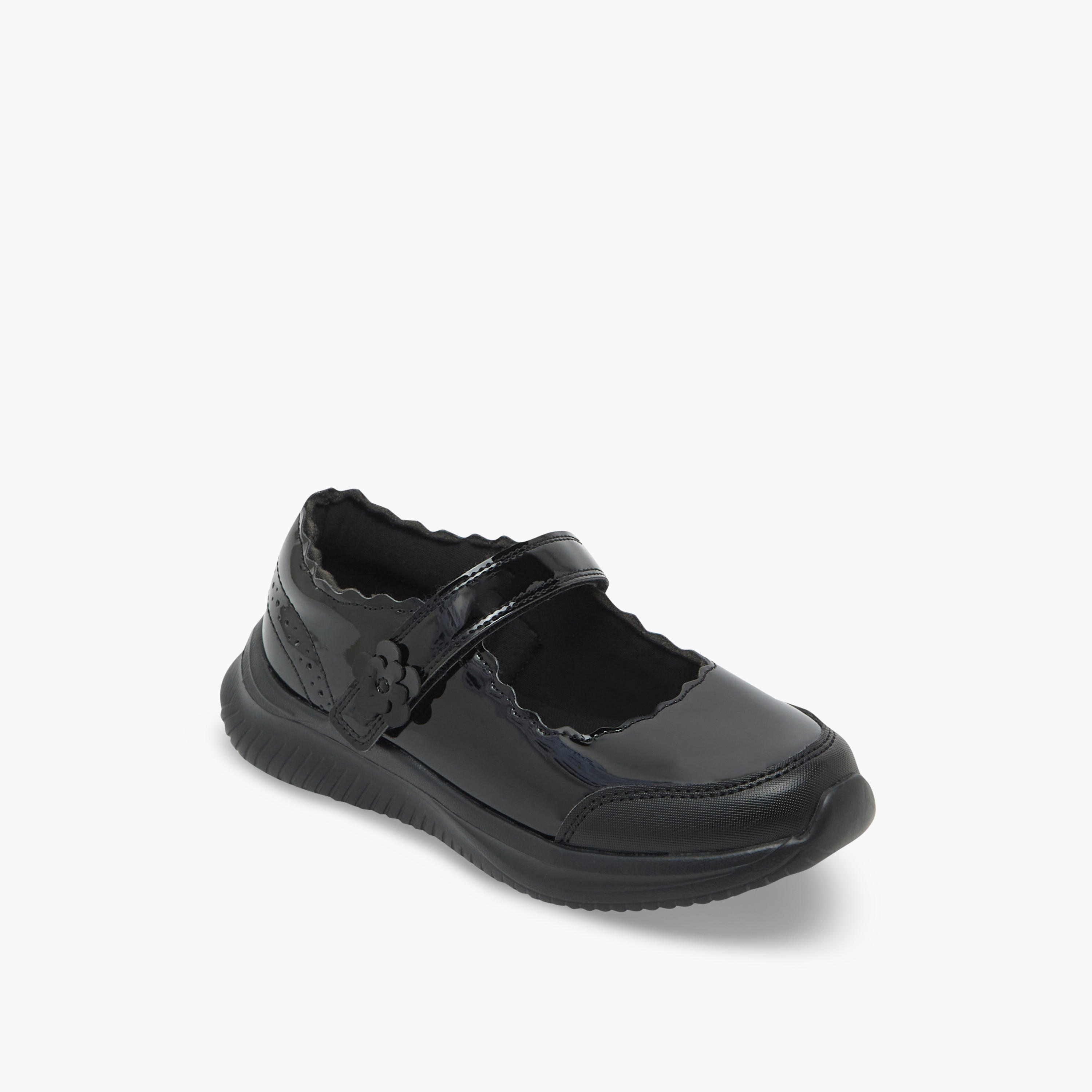 حذاء مدرسة ماري جين بشريط لاصق للبنات من داش-girls-shoes-maryjanes-image-2