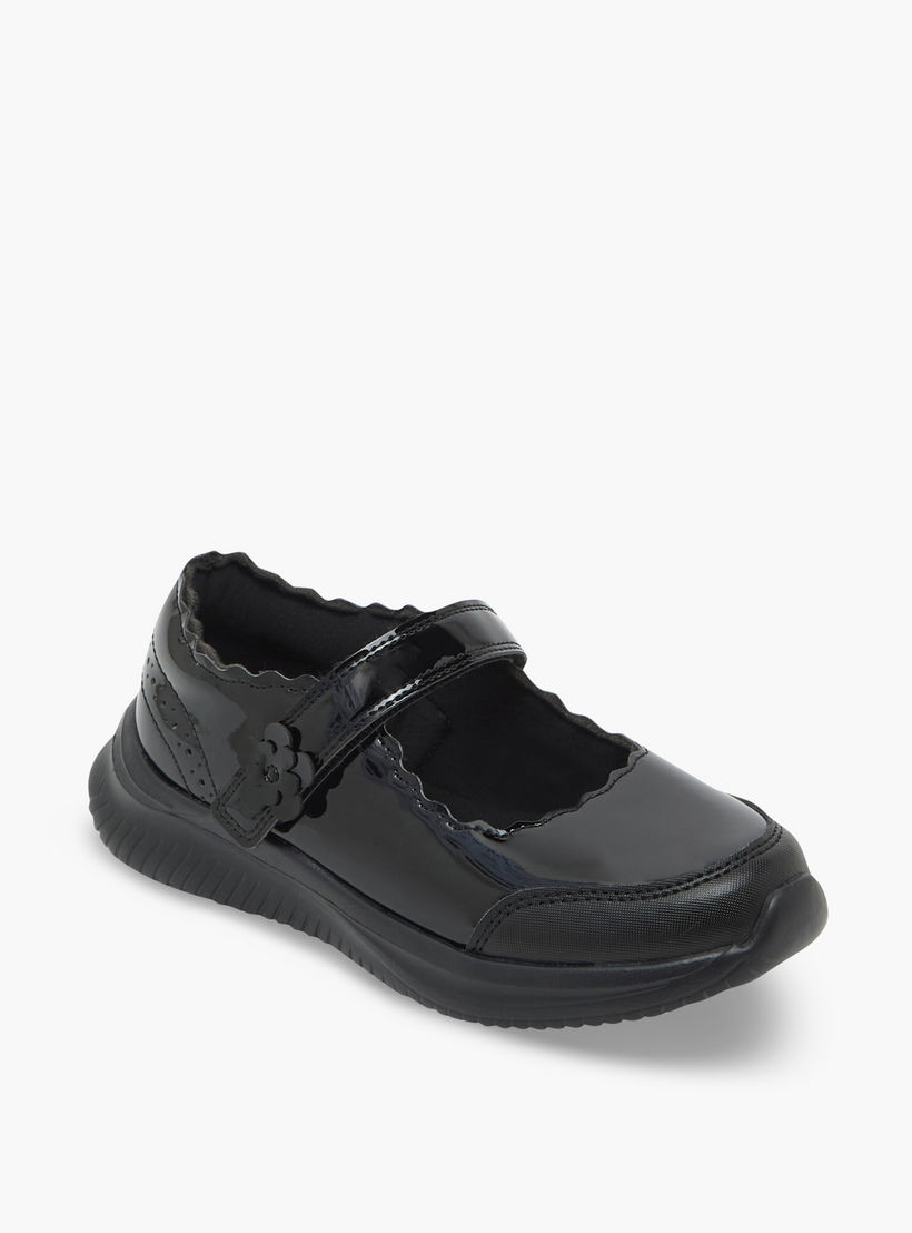 حذاء مدرسة ماري جين بشريط لاصق للبنات من داش-girls-shoes-maryjanes-image-2