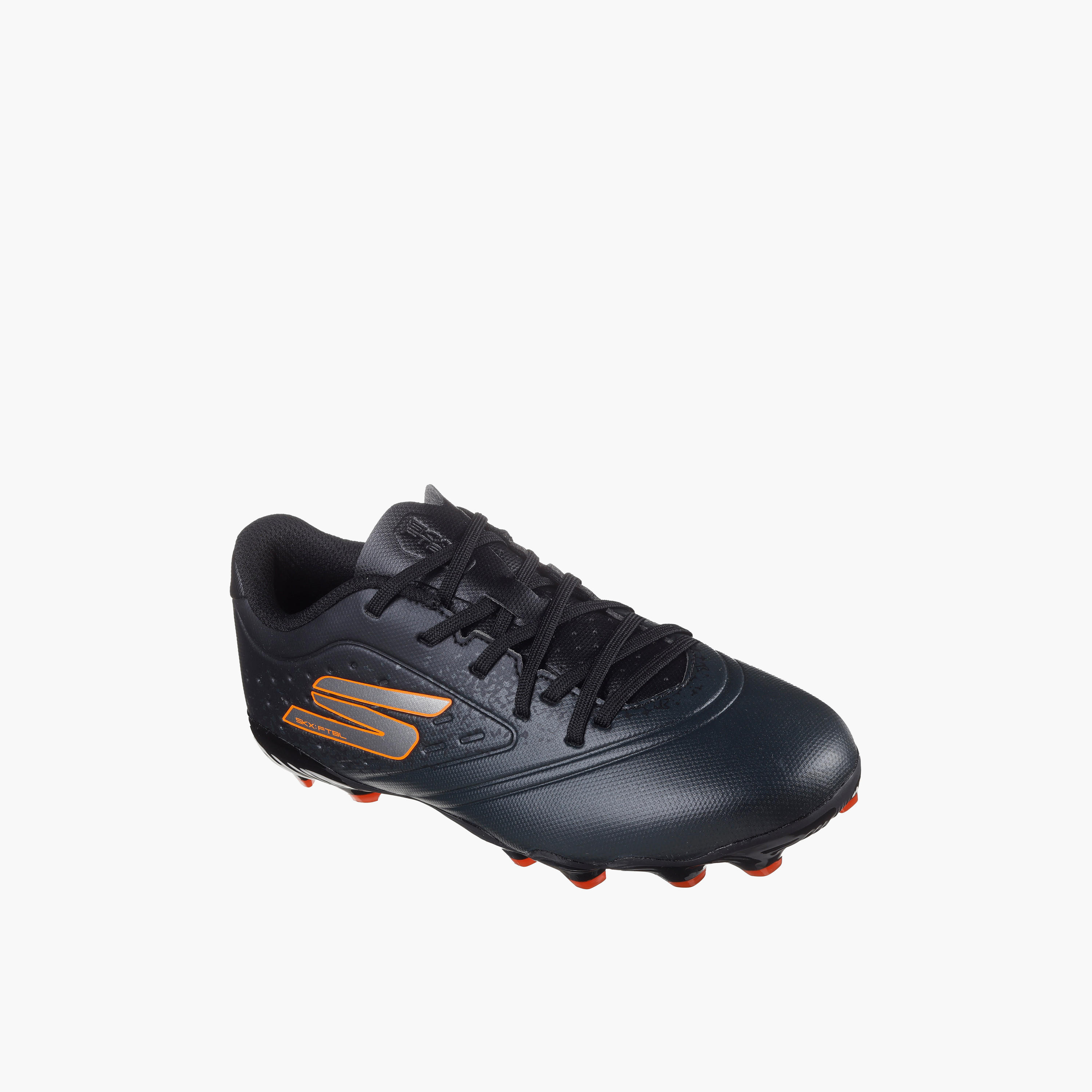 Skechers Boys JR YOUTH FG Lace-Up Football Shoes - 252060L-BKOR-CP-girls-shoes-sports-image-1
