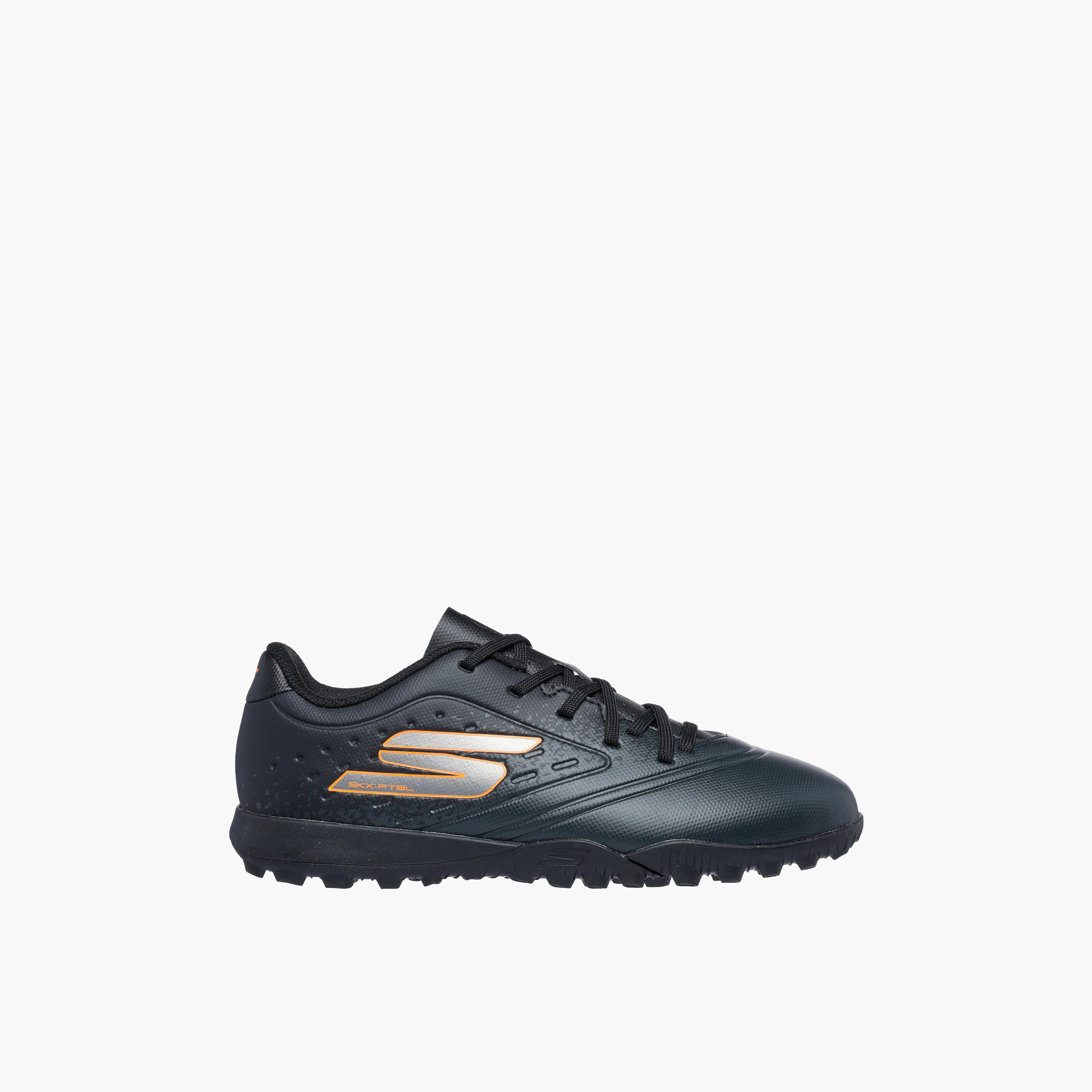 Skechers Boys JR YOUTH TF Lace-Up Football Turf Shoes - 252061L-BKOR-CP-girls-shoes-sports-image-3
