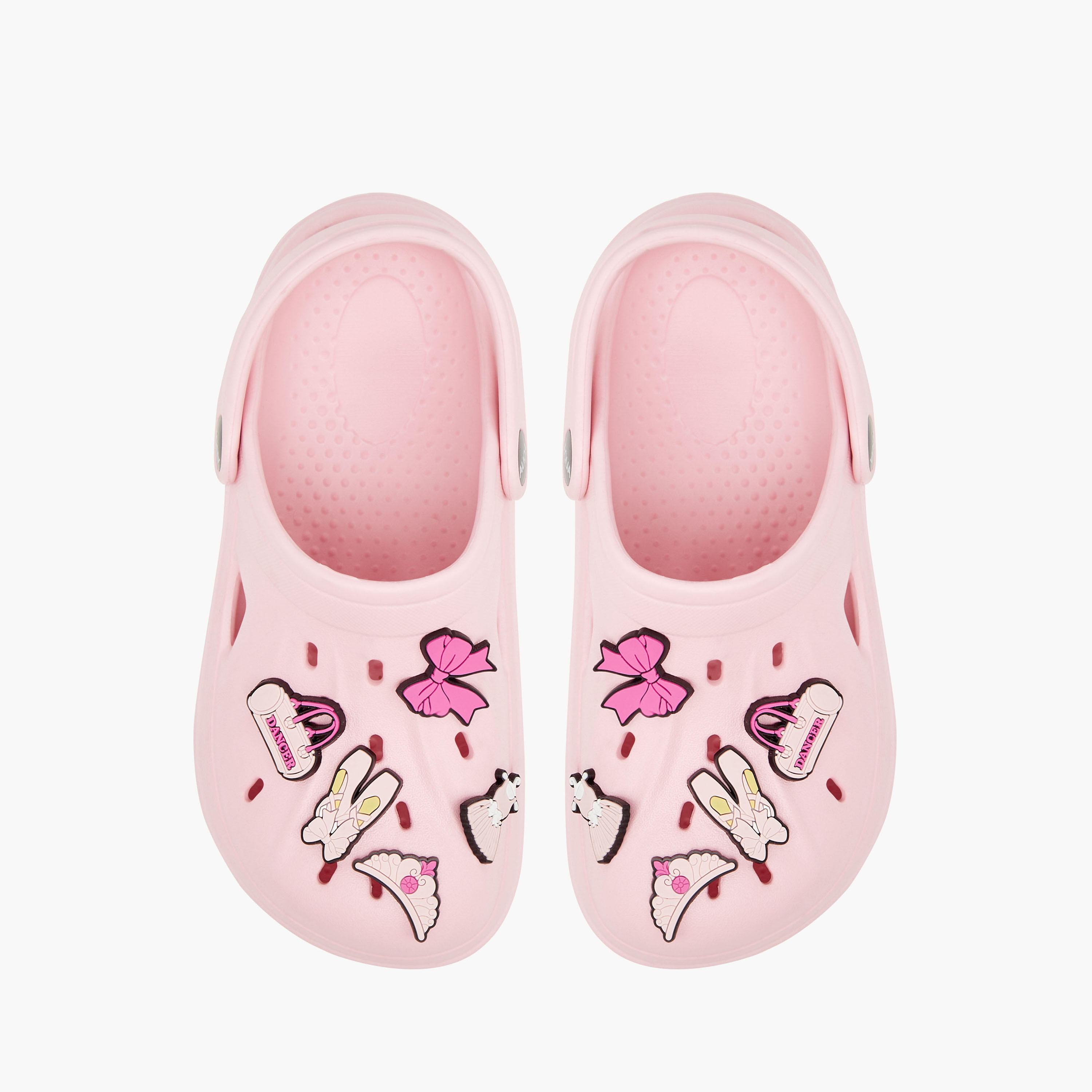 Aqua Girls' Applique Detail Clogs with Backstrap-girls-shoes-flipflopsandslides-image-1
