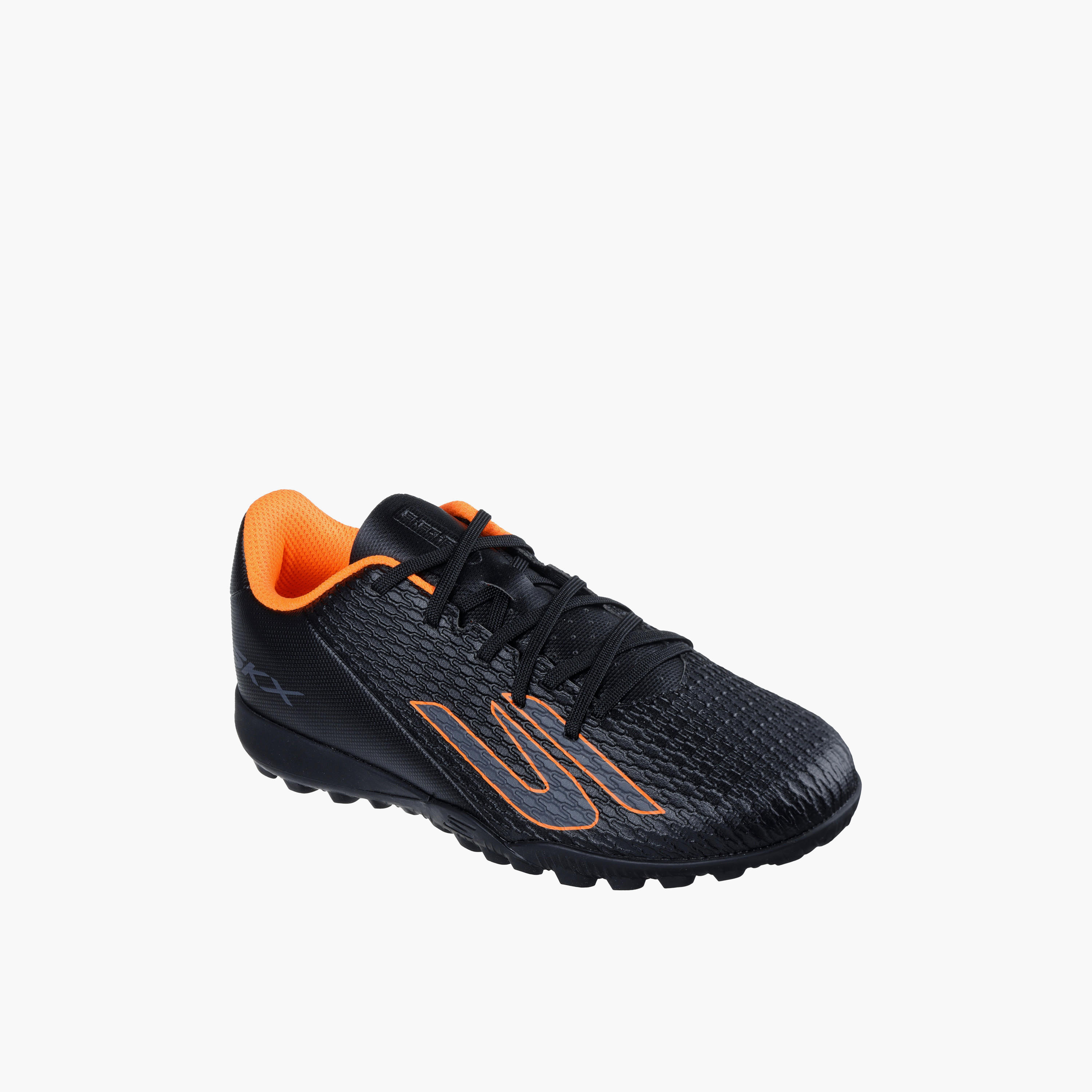 Skechers Boys JR YOUTH TF Lace-Up Football Turf Shoes - 252164L-BKOR-CP-sports-gear-football-shoes-turf-image-1