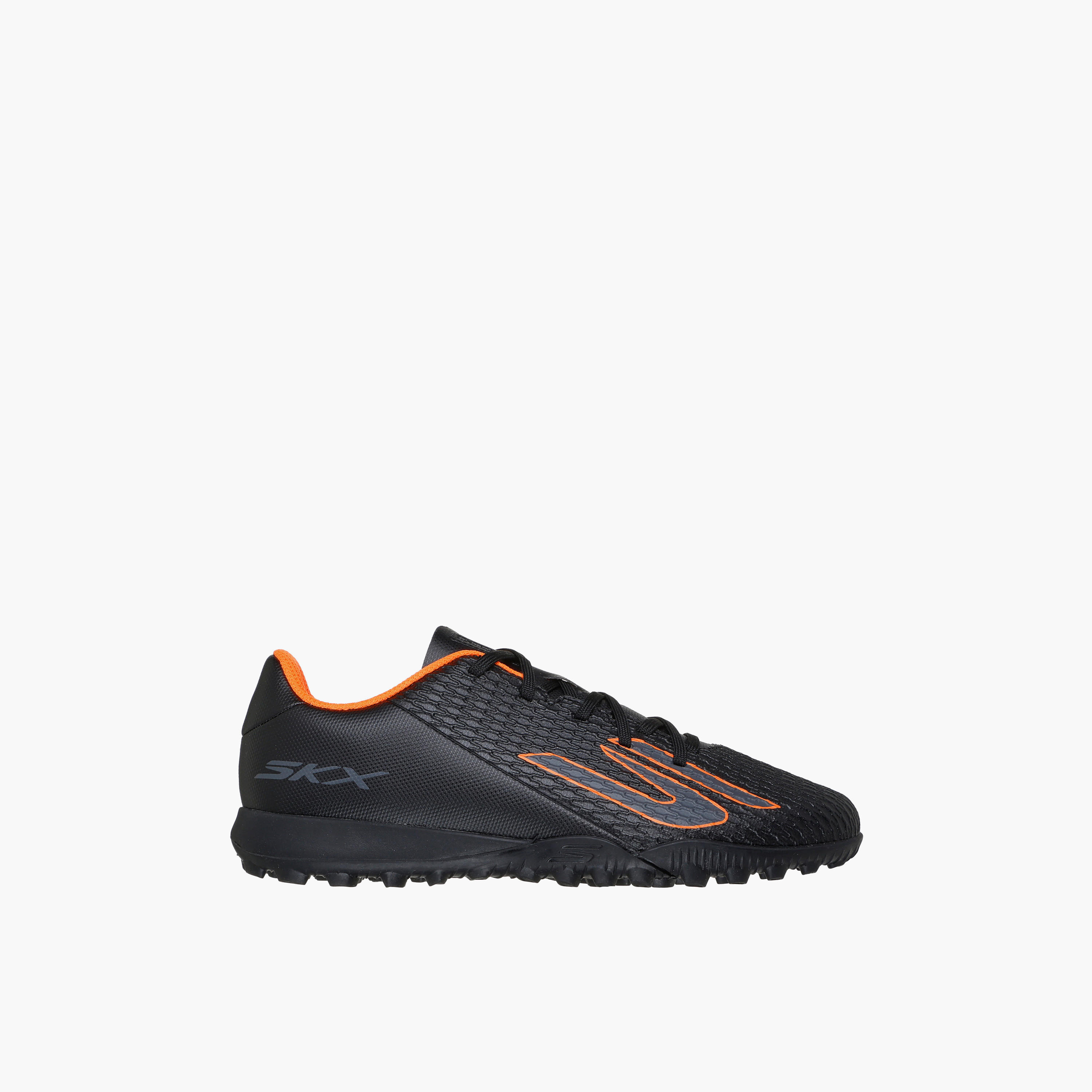 Skechers Boys JR YOUTH TF Lace-Up Football Turf Shoes - 252164L-BKOR-CP-sports-gear-football-shoes-turf-image-3
