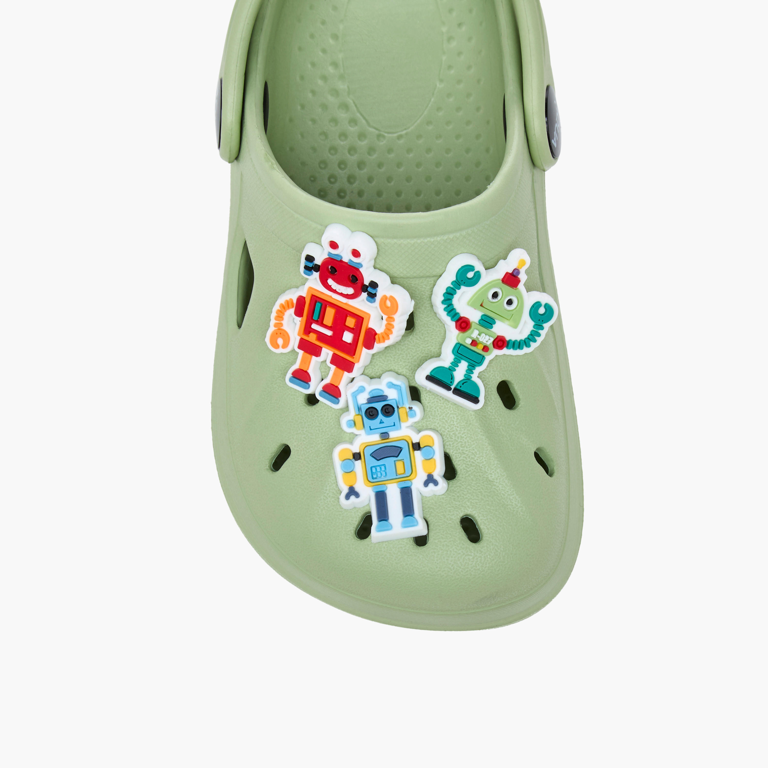 Aqua Robot Applique Clogs with Backstrap-boys-shoes-sandals-image-4