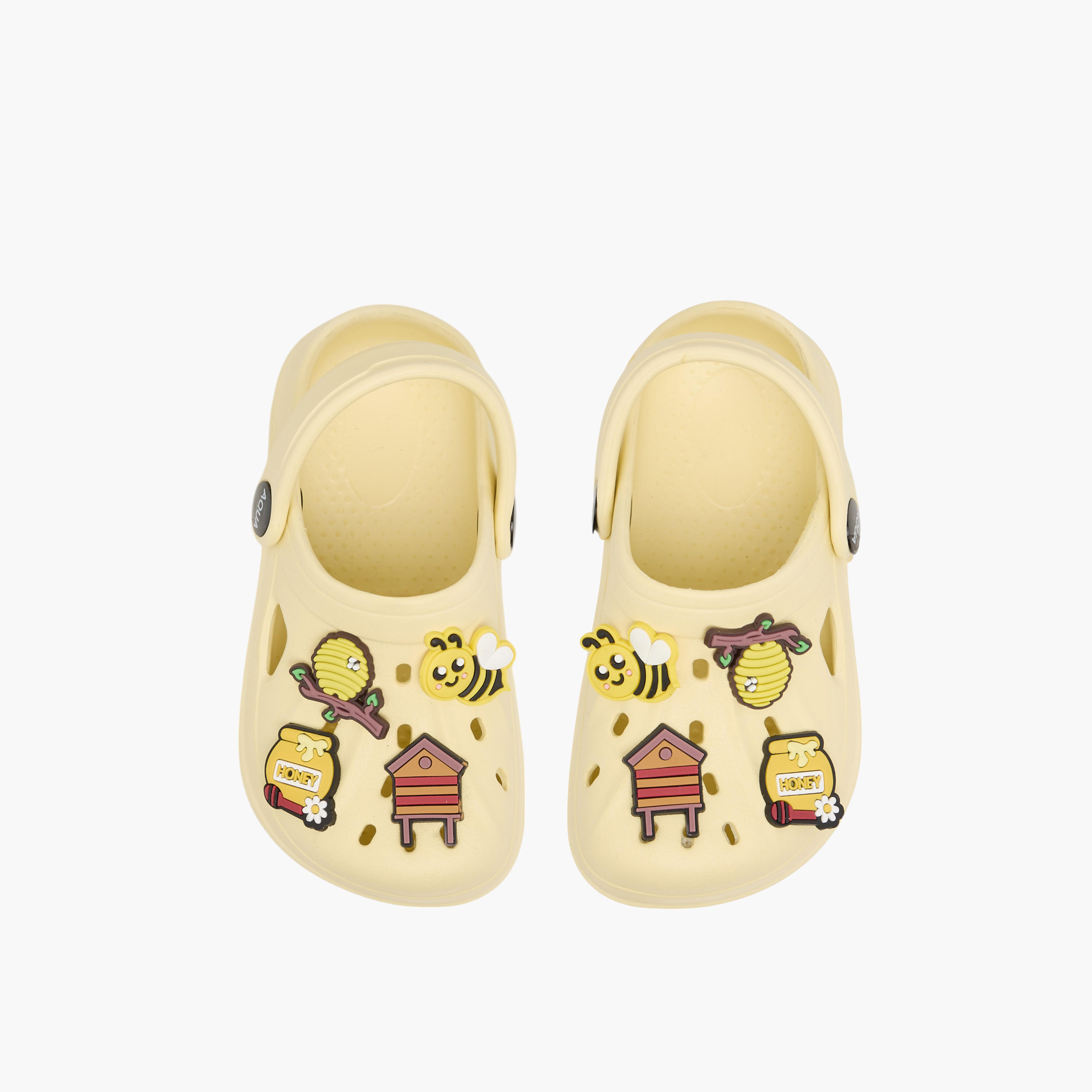 Aqua Jibbitz Accent Clogs with Backstrap-boys-shoes-sandals-image-1