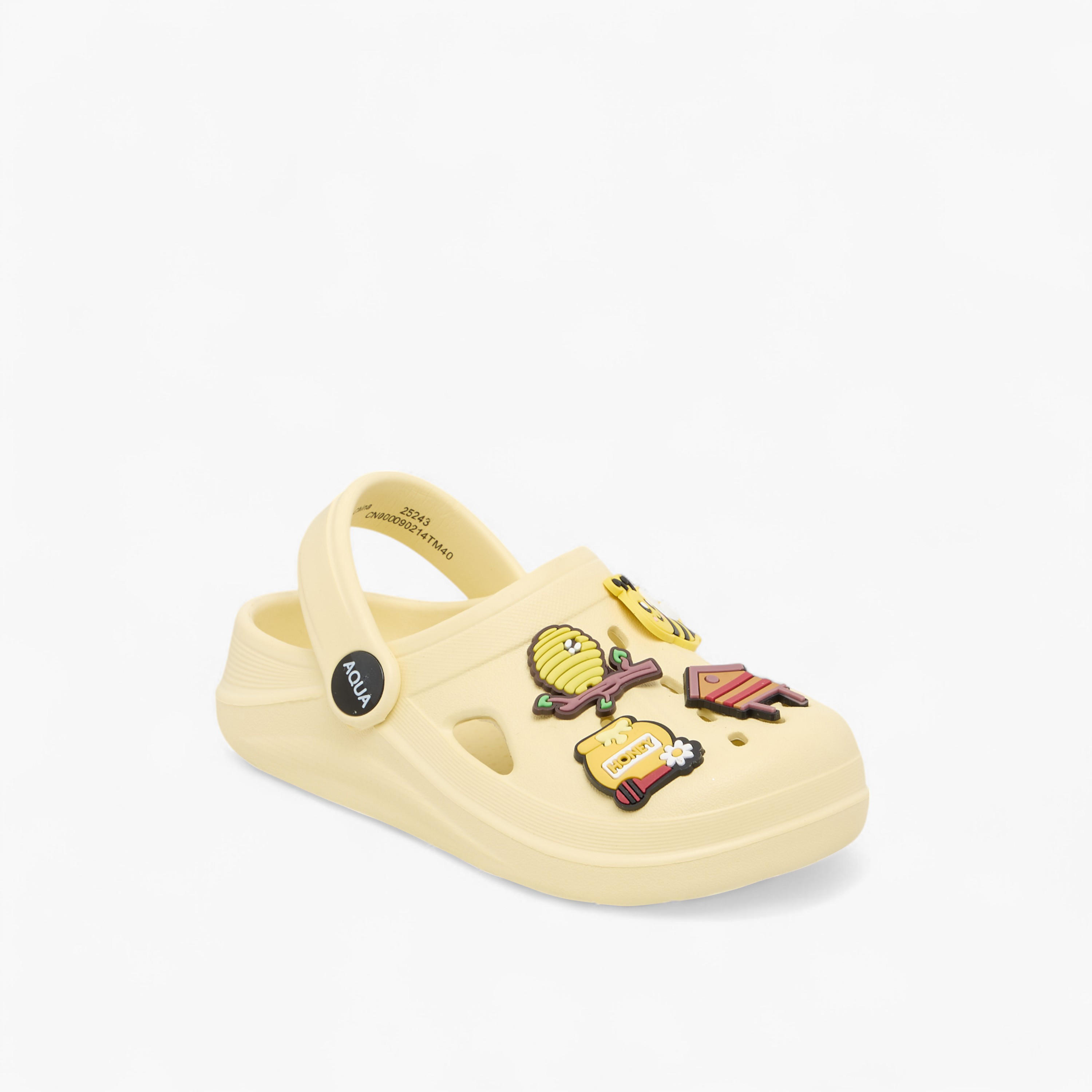 Aqua Jibbitz Accent Clogs with Backstrap-boys-shoes-sandals-image-2