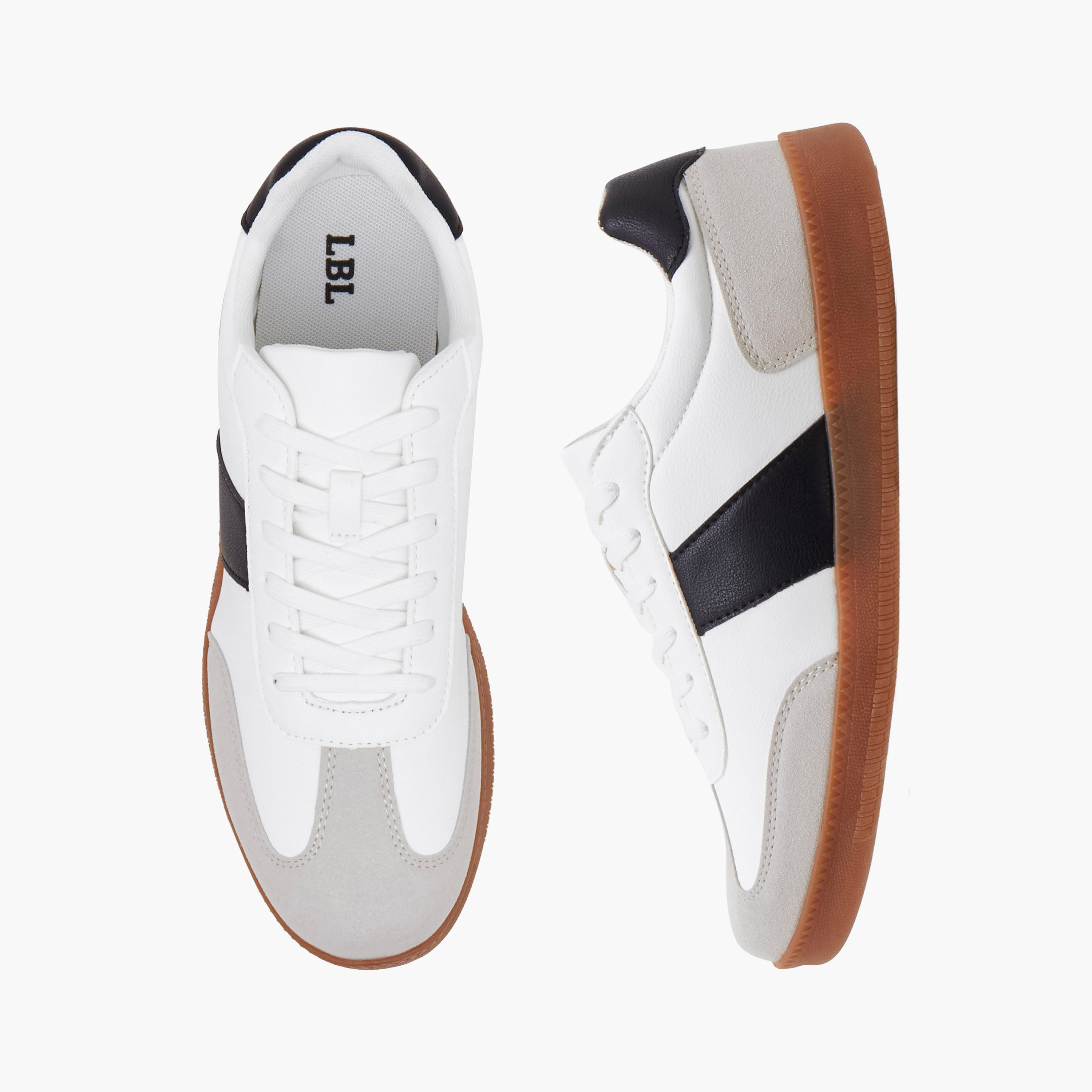 حذاء سنيكرز بطول الكاحل ورباط إغلاق للرجال من إل بي إل من شو إكسبريس-men-shoes-sneakers-image-6