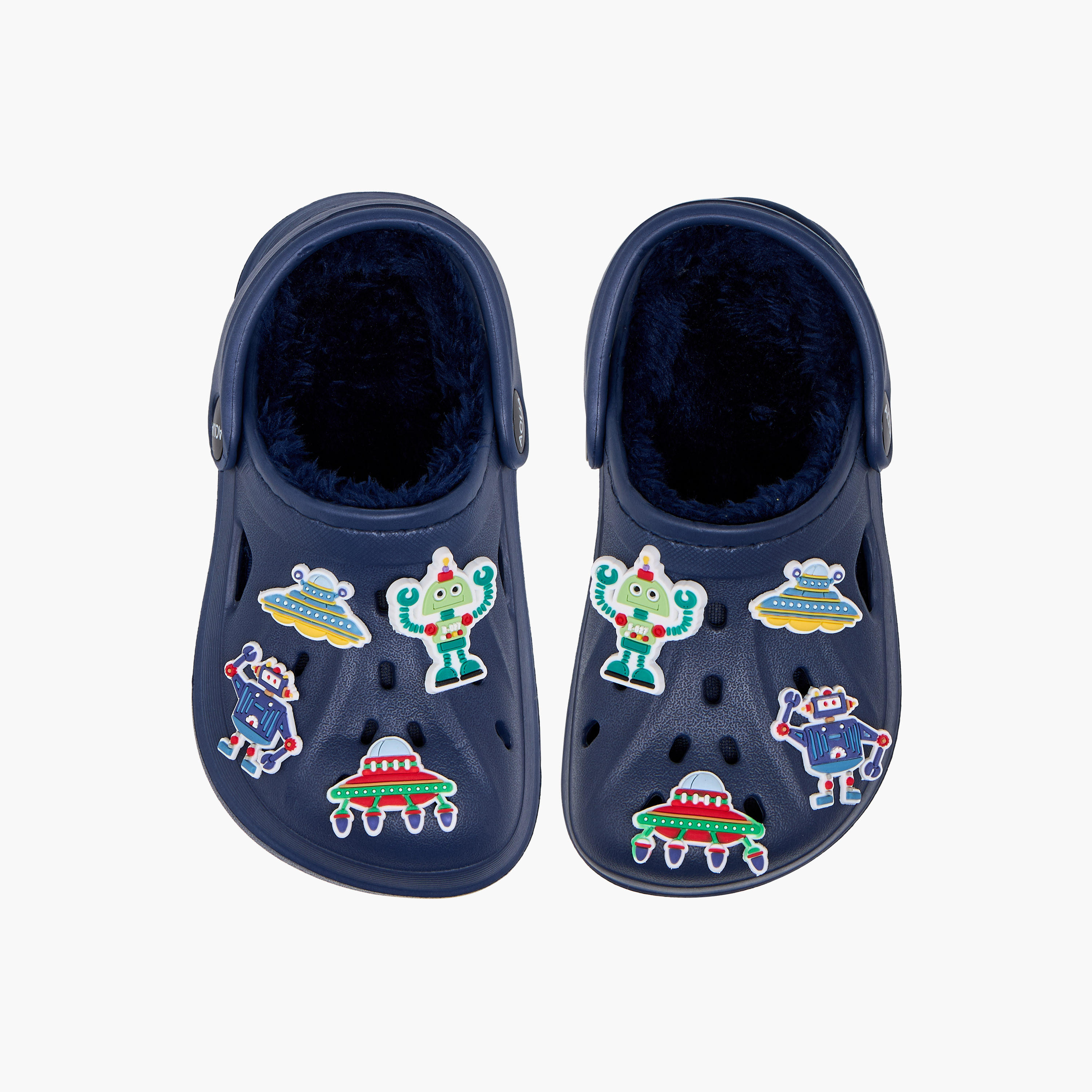 صندل كلوج بحزام خلفي وفرو صناعي وجيبيتز من أكوا-boys-shoes-sandals-image-1