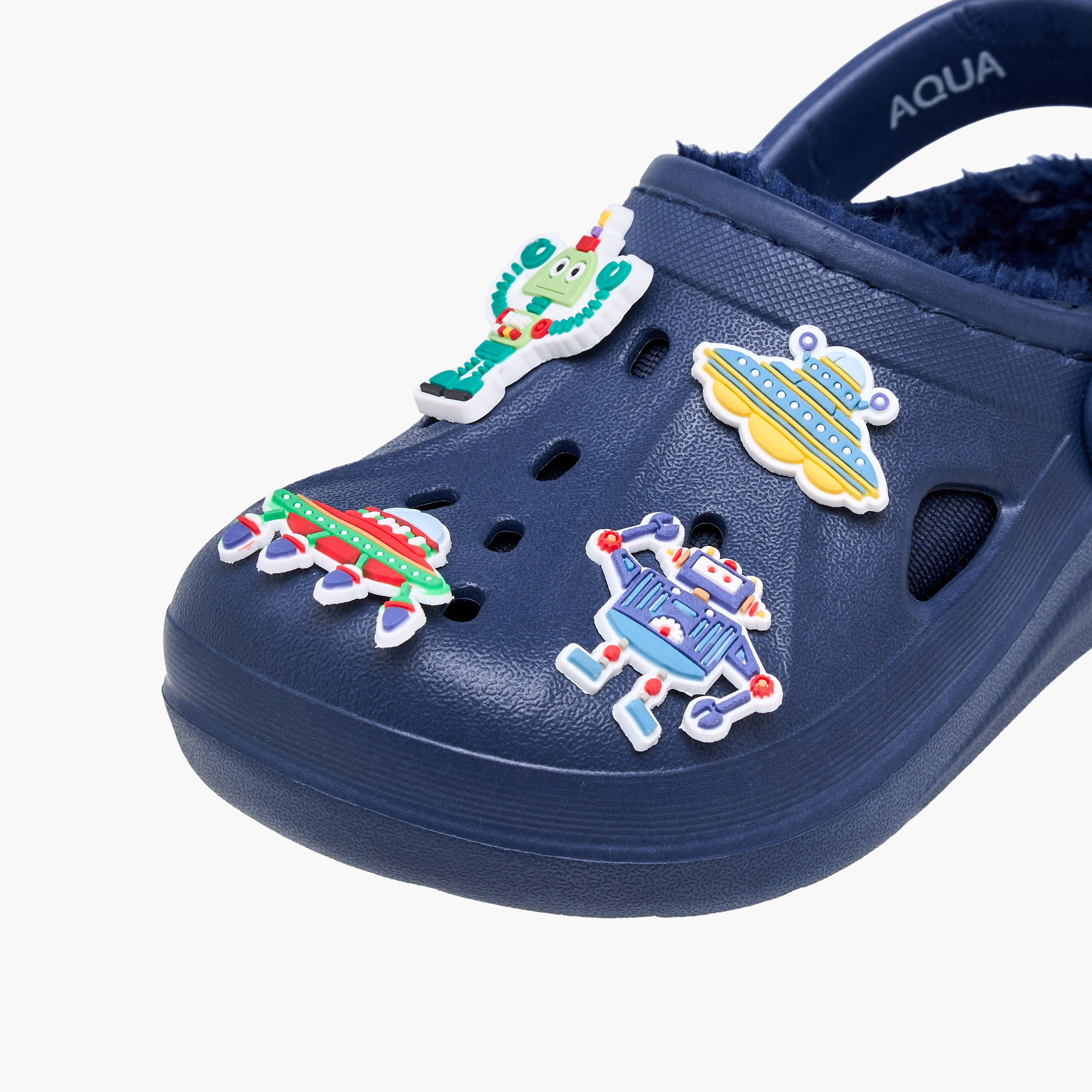 صندل كلوج بحزام خلفي وفرو صناعي وجيبيتز من أكوا-boys-shoes-sandals-image-4