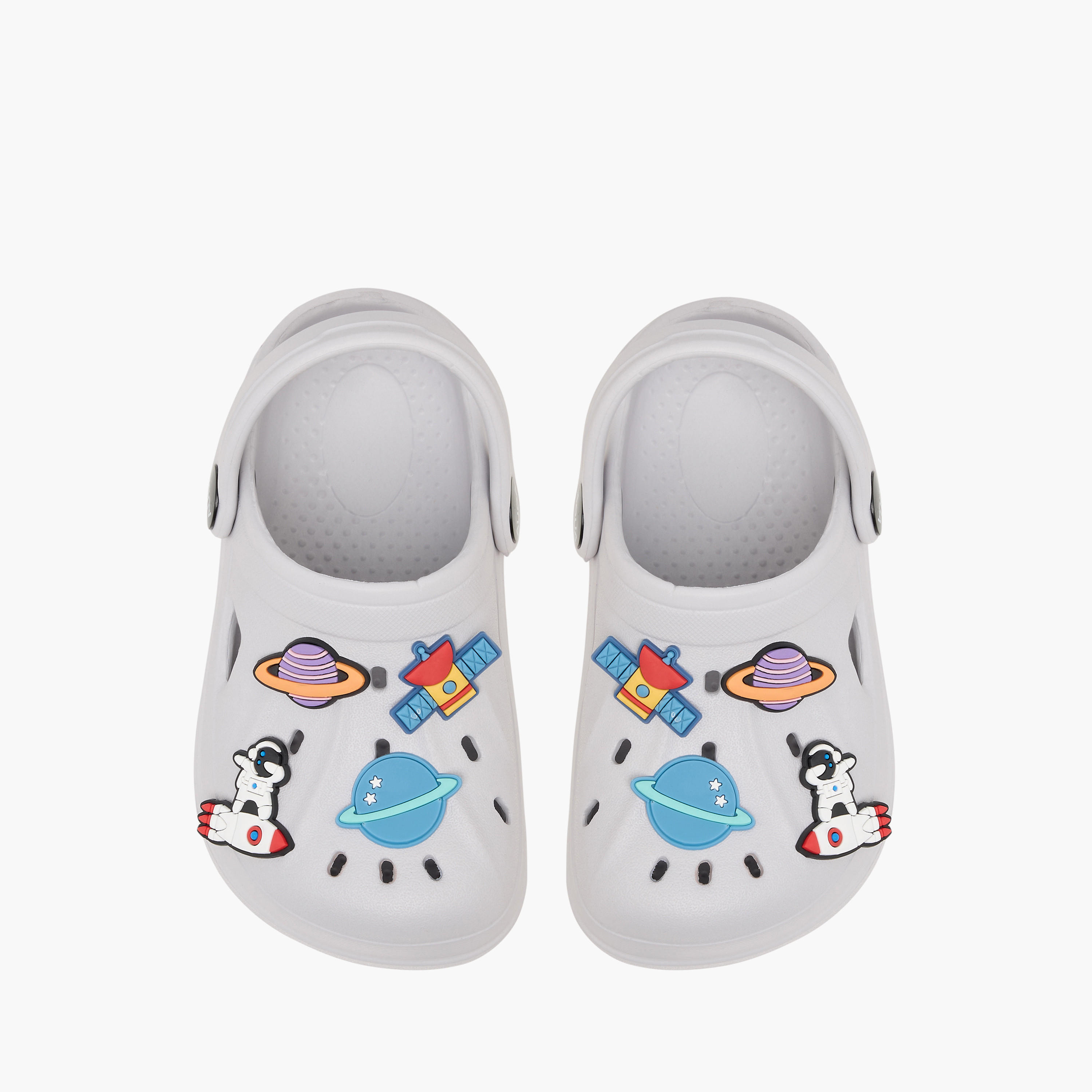 Aqua Jibbitz Accent Clogs with Backstrap-boys-shoes-sandals-image-1