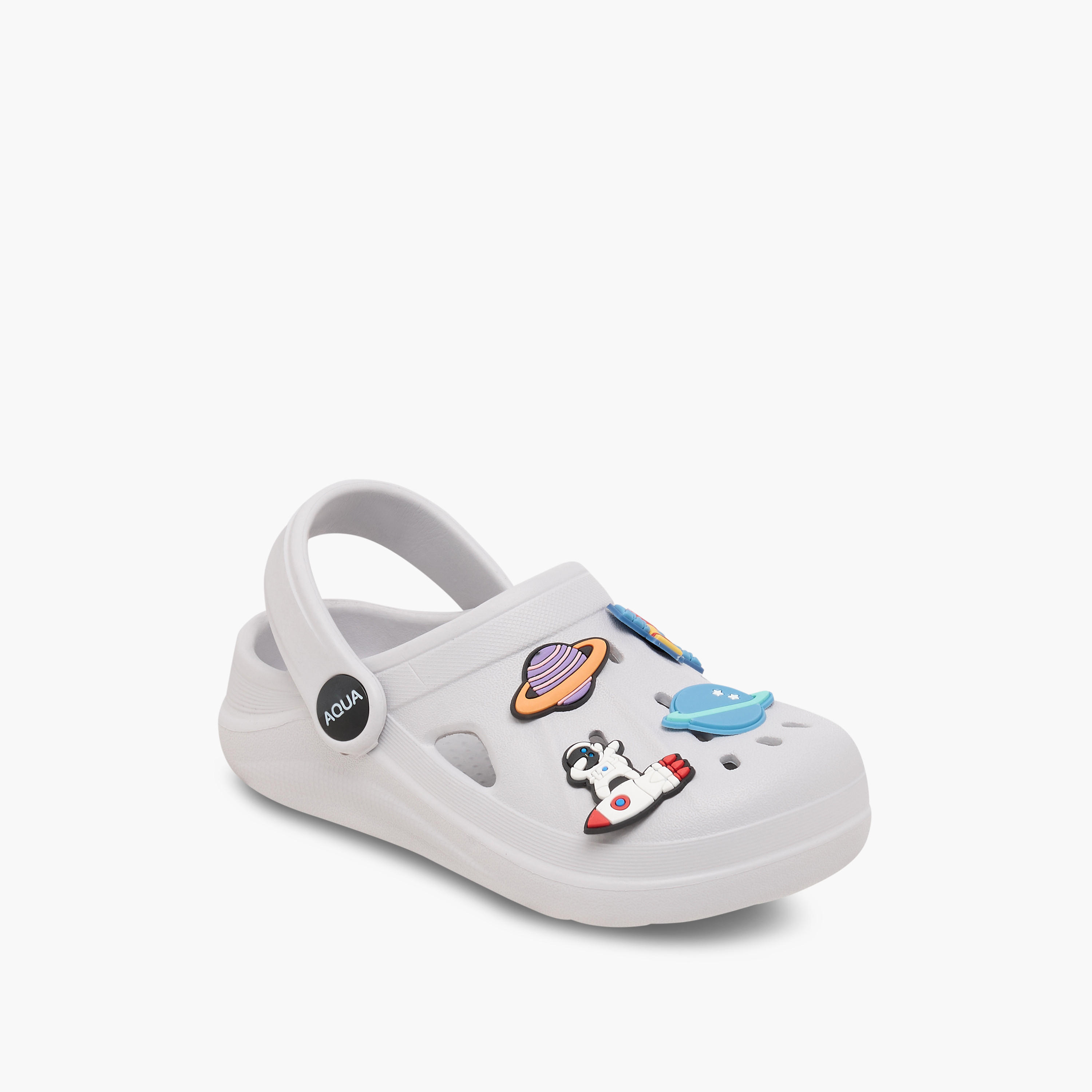 Aqua Jibbitz Accent Clogs with Backstrap-boys-shoes-sandals-image-2