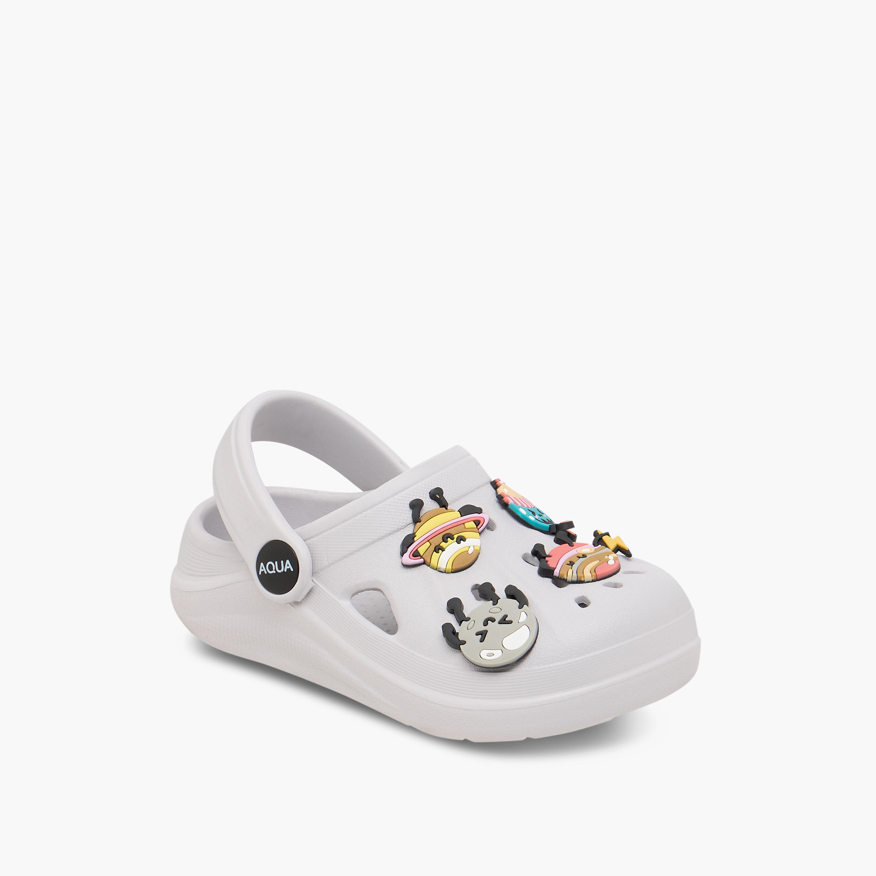 Aqua Jibbitz Accent Clogs with Backstrap-boys-shoes-sandals-image-2
