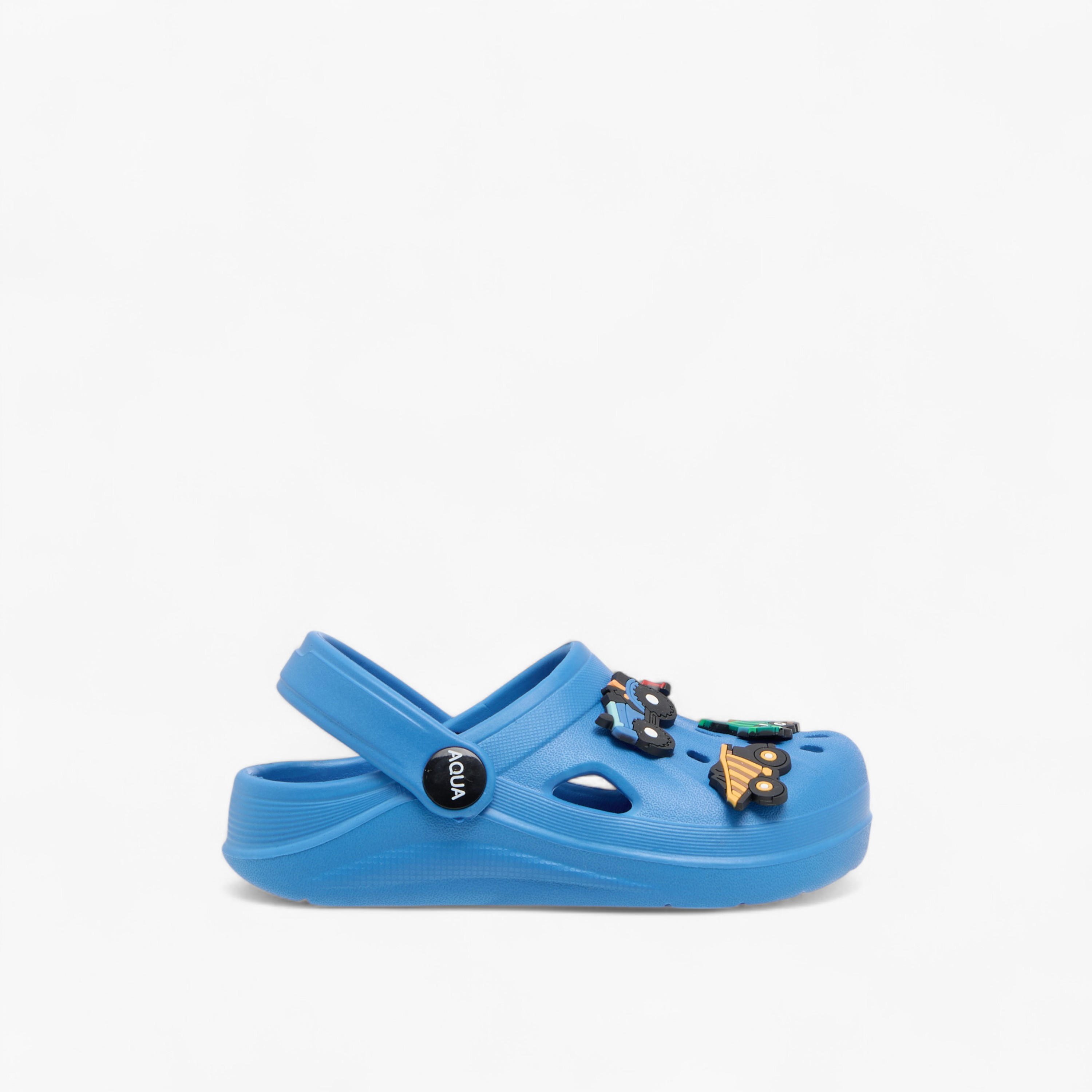 صندل كلوج بتزيينات جيبيتز وحزام خلفي من أكوا-boys-shoes-sandals-image-3