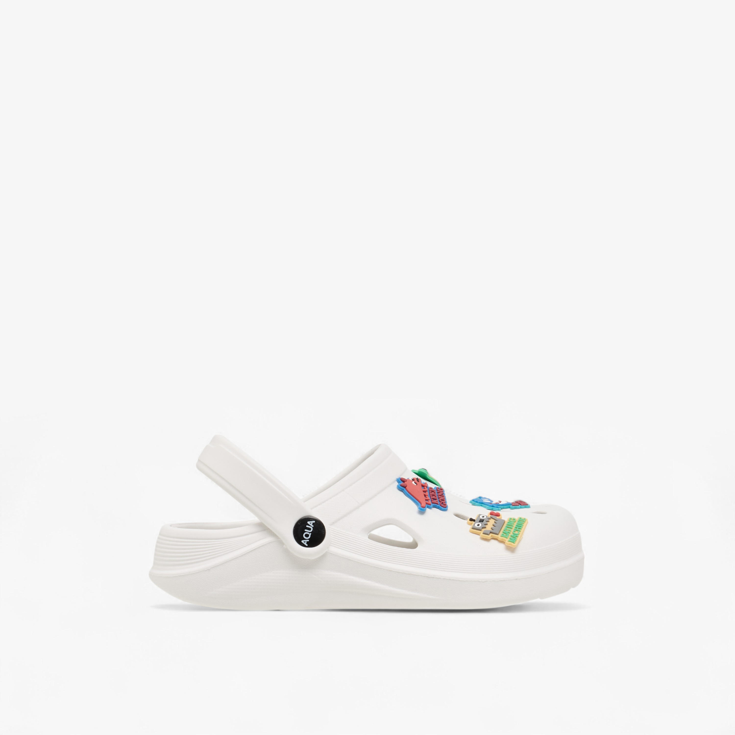 Aqua Jibbitz Detail Clogs with Backstrap-boys-shoes-sandals-image-3