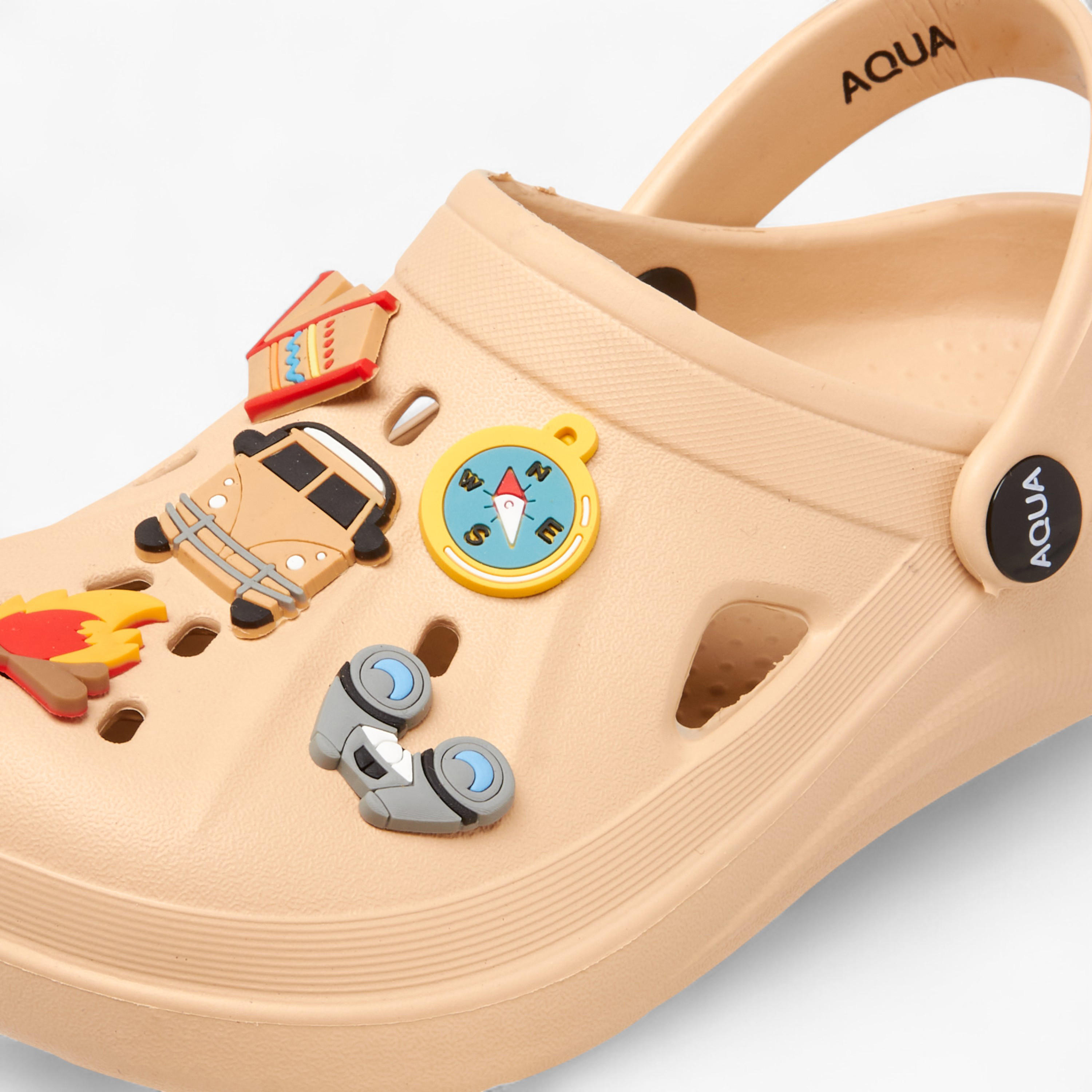 Aqua Boys Jibbitz Accent Clogs-boys-shoes-sandals-image-4