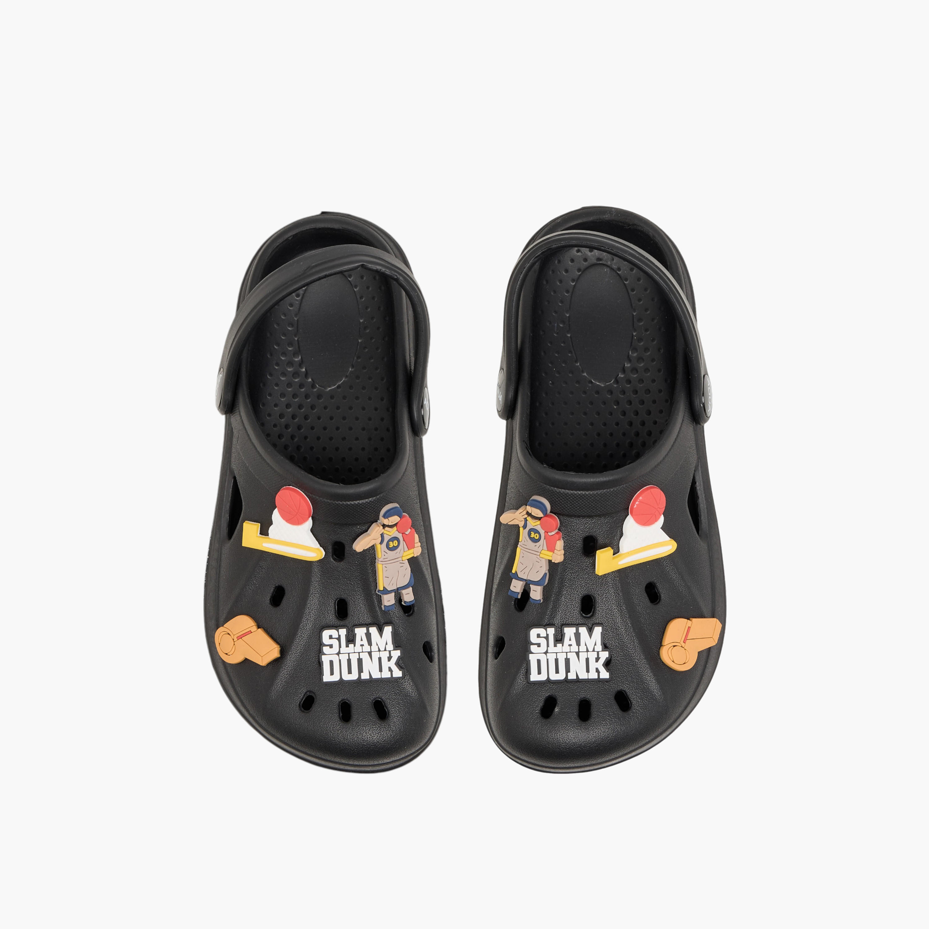 Aqua Jibbitz Detail Clogs with Backstrap-boys-shoes-sandals-image-1