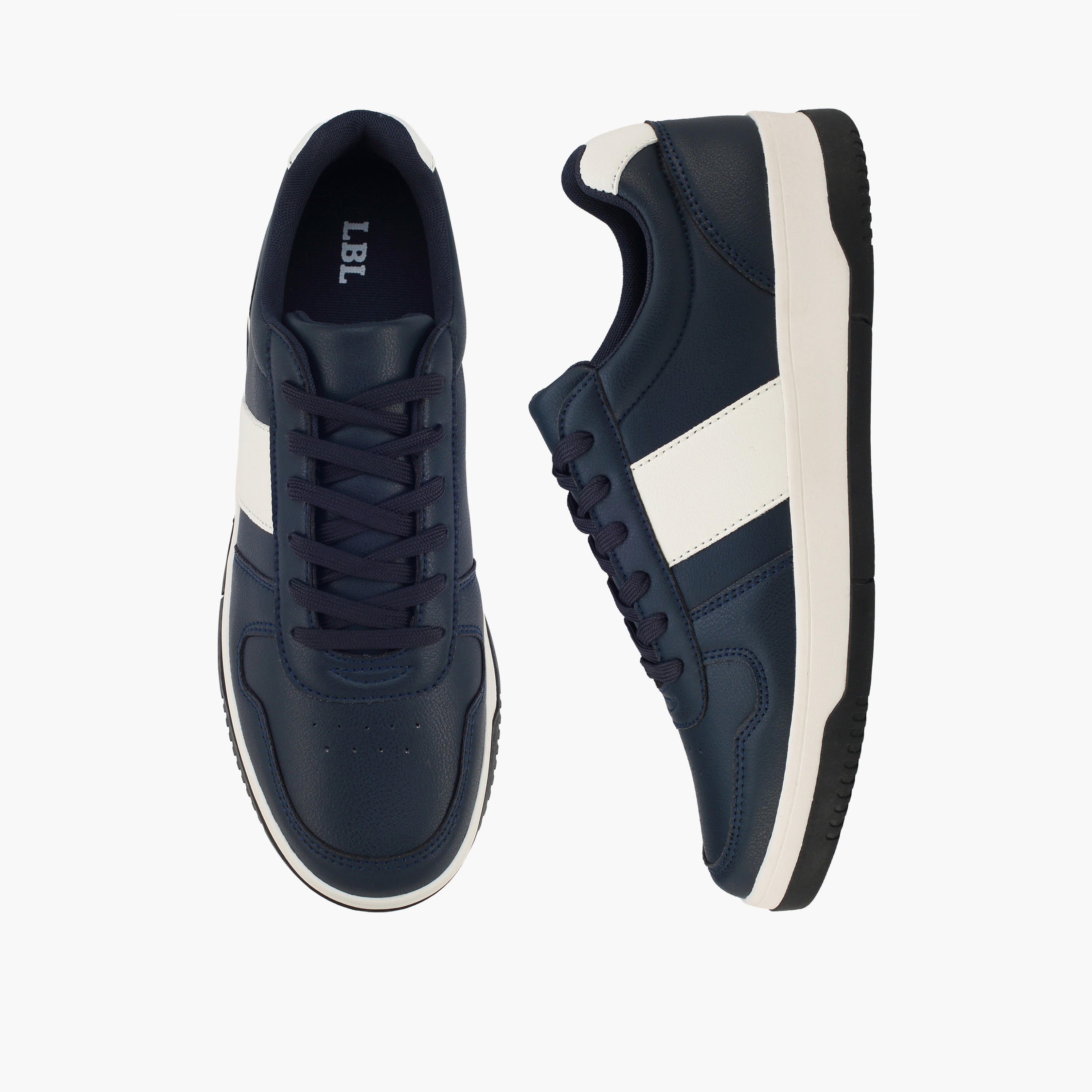 حذاء سنيكرز طول الكاحل برباط إغلاق للرجال من أل بي أل من شو إكسبريس-men-shoes-sneakers-image-6