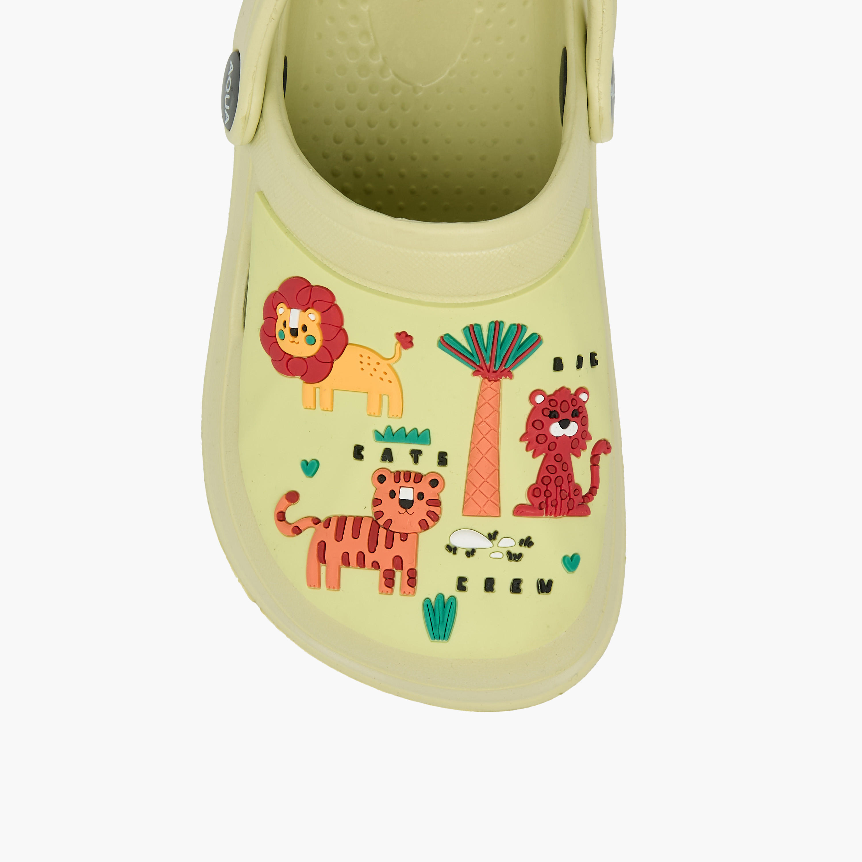 Aqua Boys Safari Applique Clogs-boys-shoes-sandals-image-4
