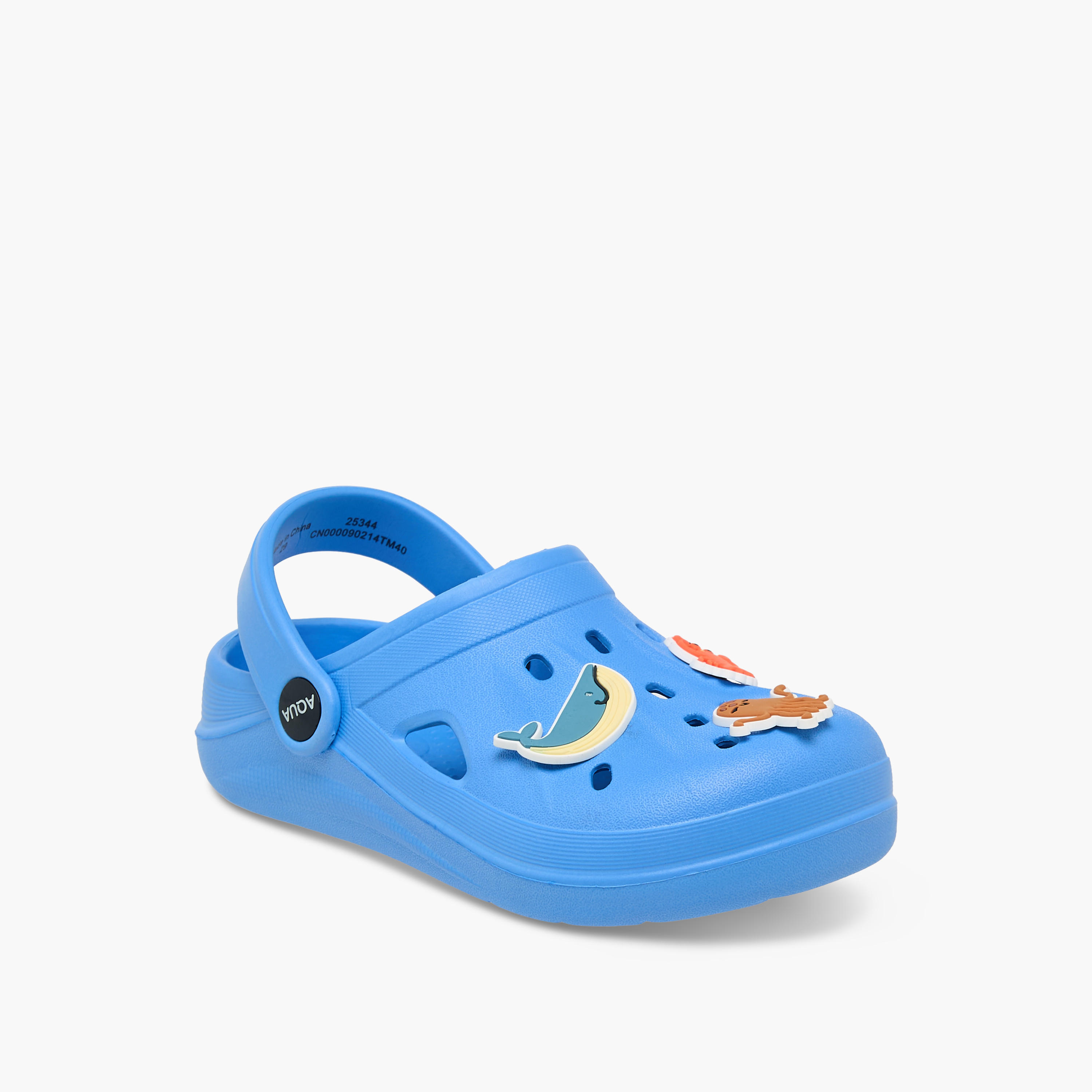 Aqua Boys Jibbitz Charm Detail Clogs-boys-shoes-sandals-image-2