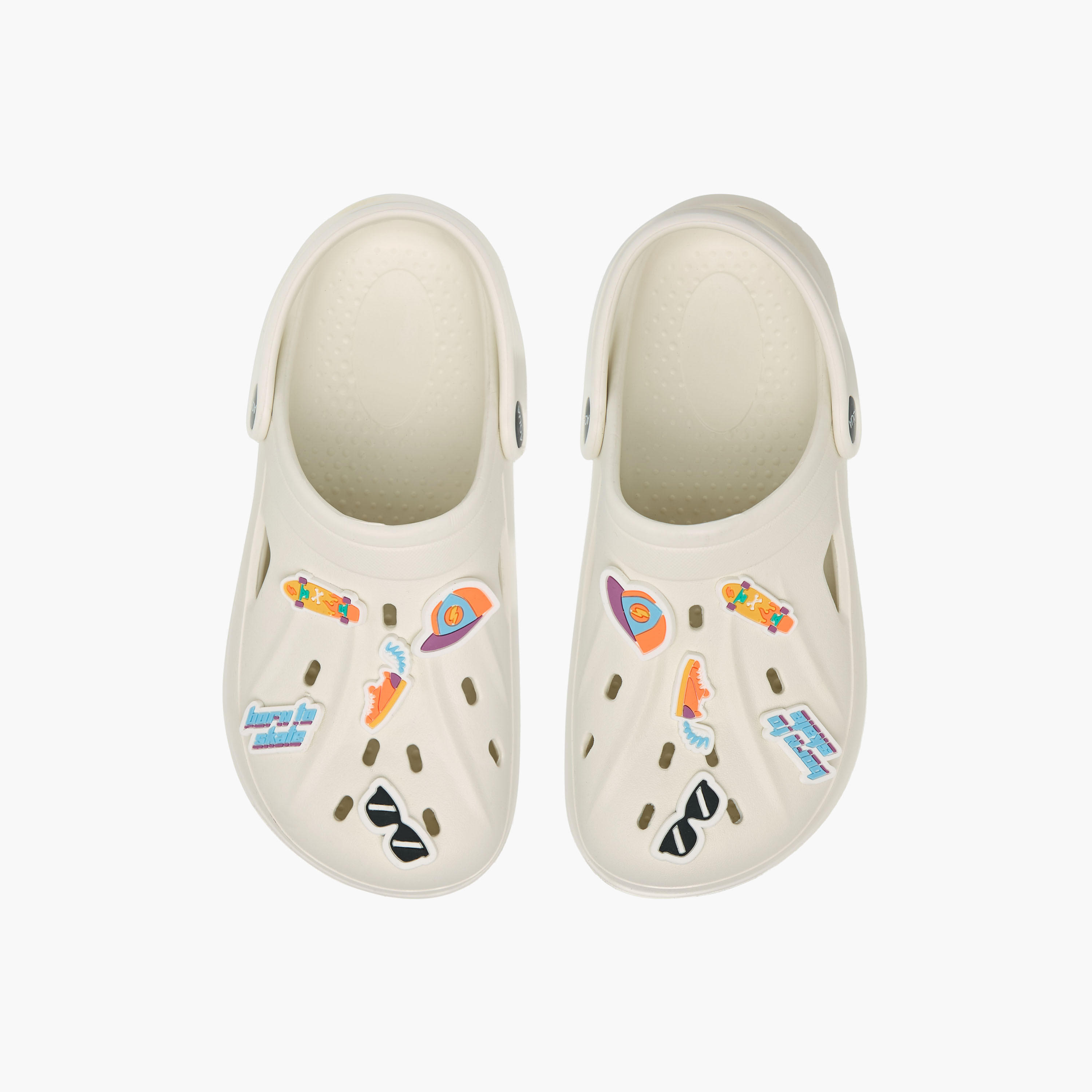 Aqua Boys Graphic Print Clogs-boys-shoes-sandals-image-1