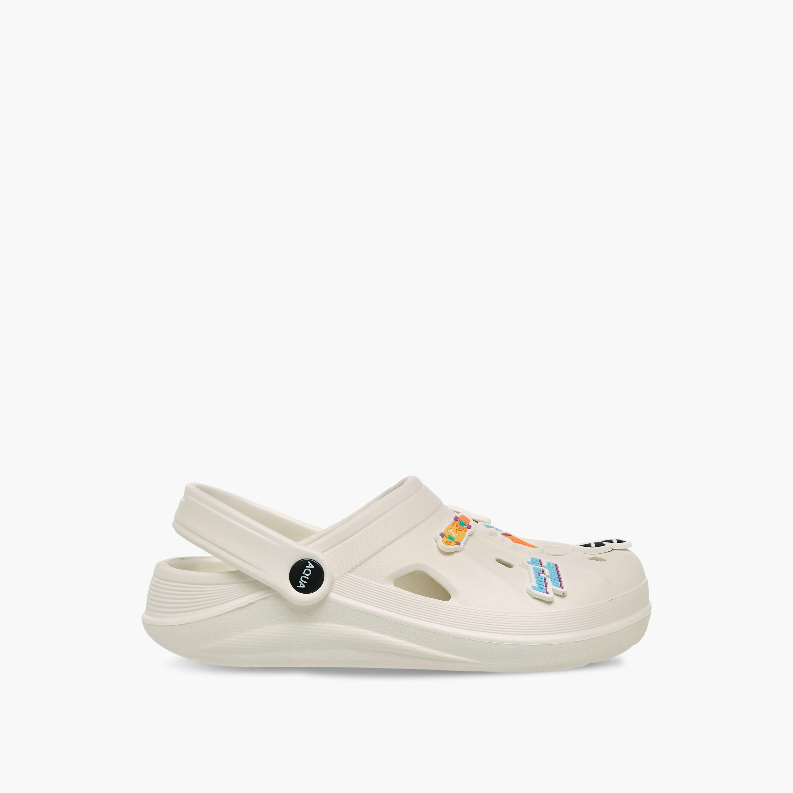 Aqua Boys Graphic Print Clogs-boys-shoes-sandals-image-3