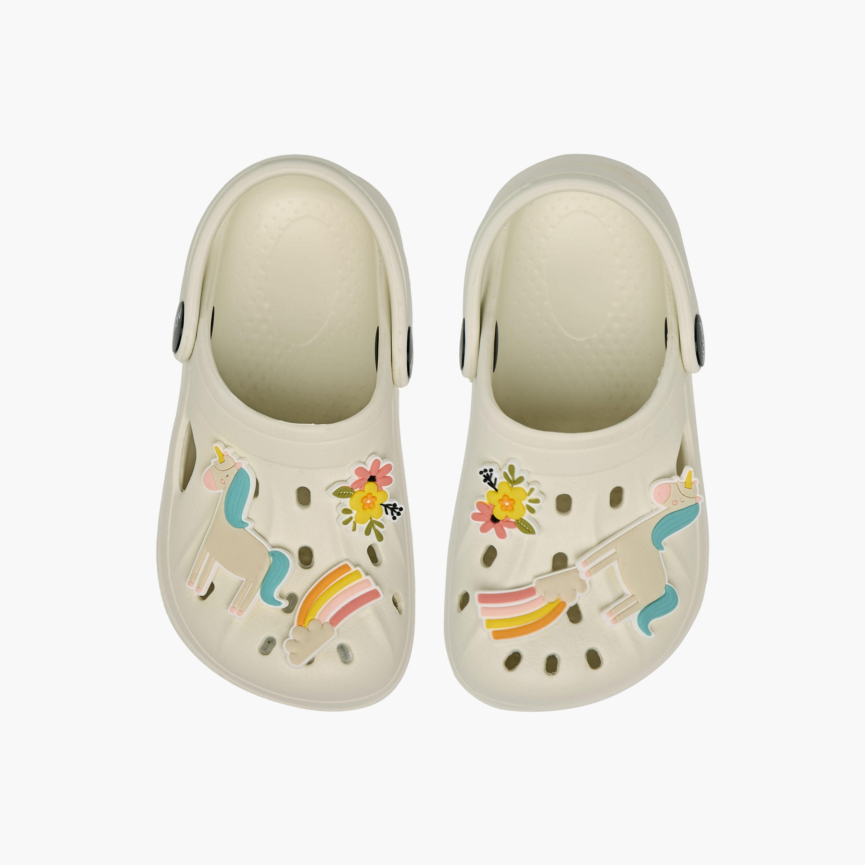 Aqua Girls Unicorn Jibbitz Charm Clogs-girls-shoes-sandals-image-1