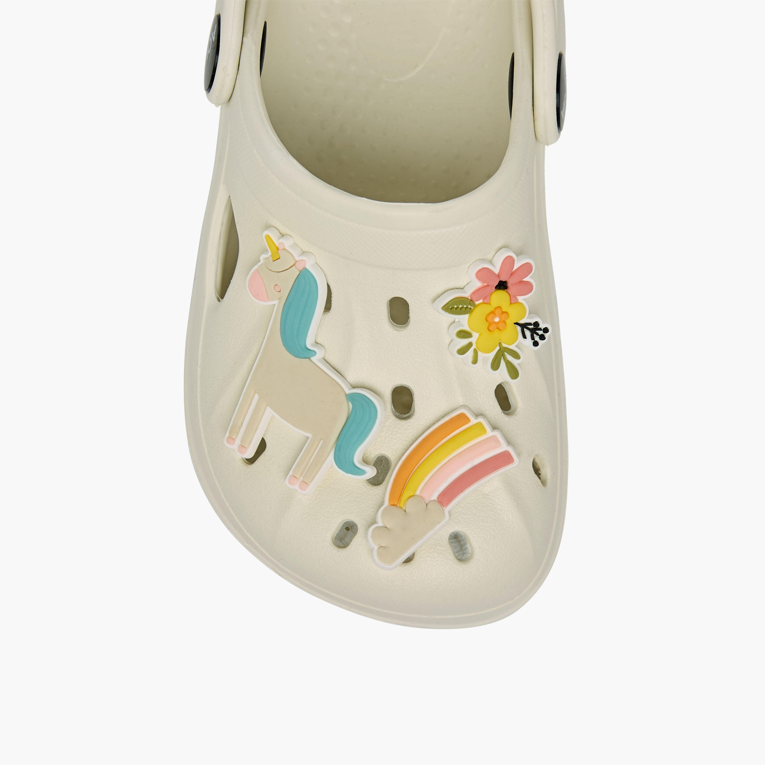 Aqua Girls Unicorn Jibbitz Charm Clogs-girls-shoes-sandals-image-4