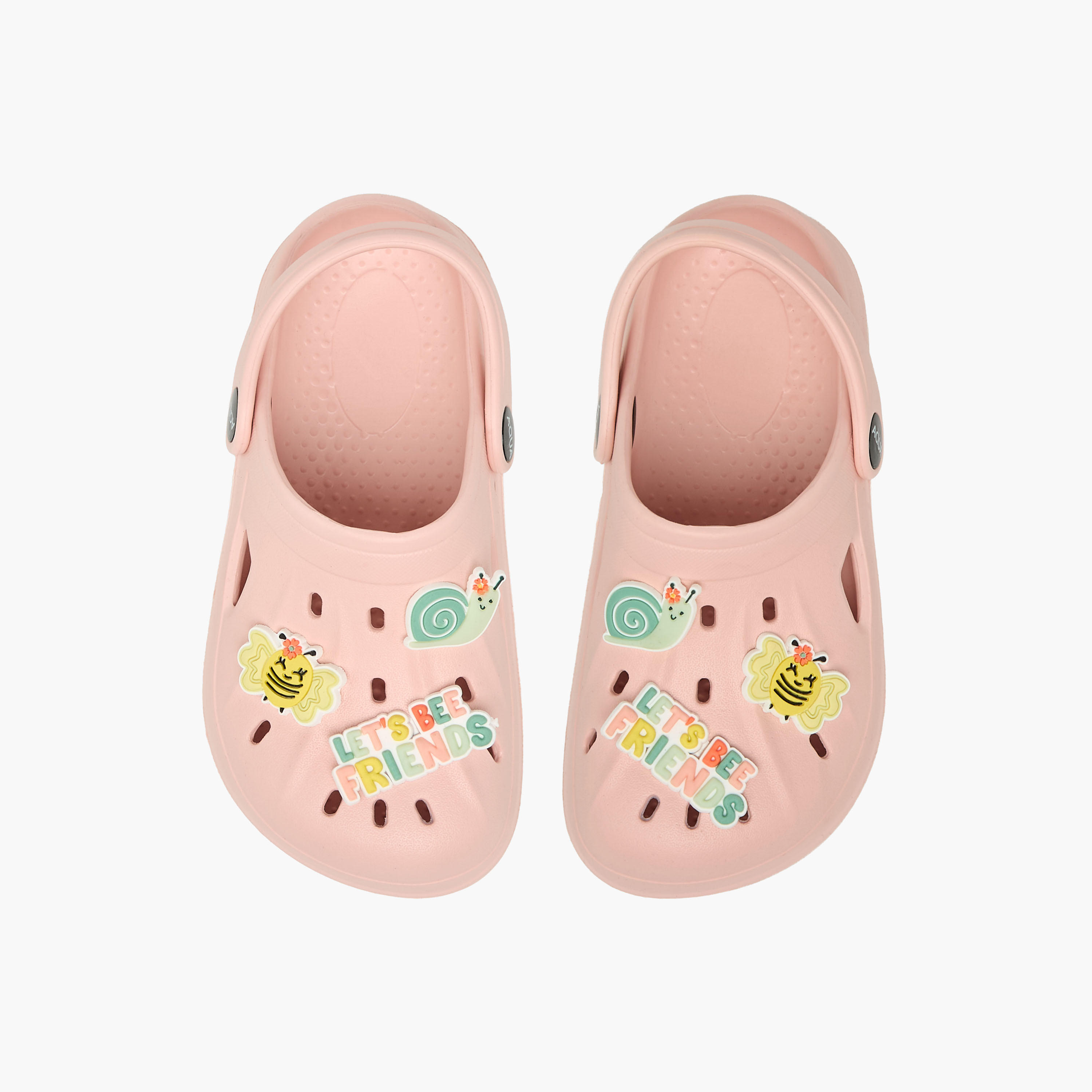 Aqua Girls Jibbitz Charm Clogs-girls-shoes-sandals-image-1