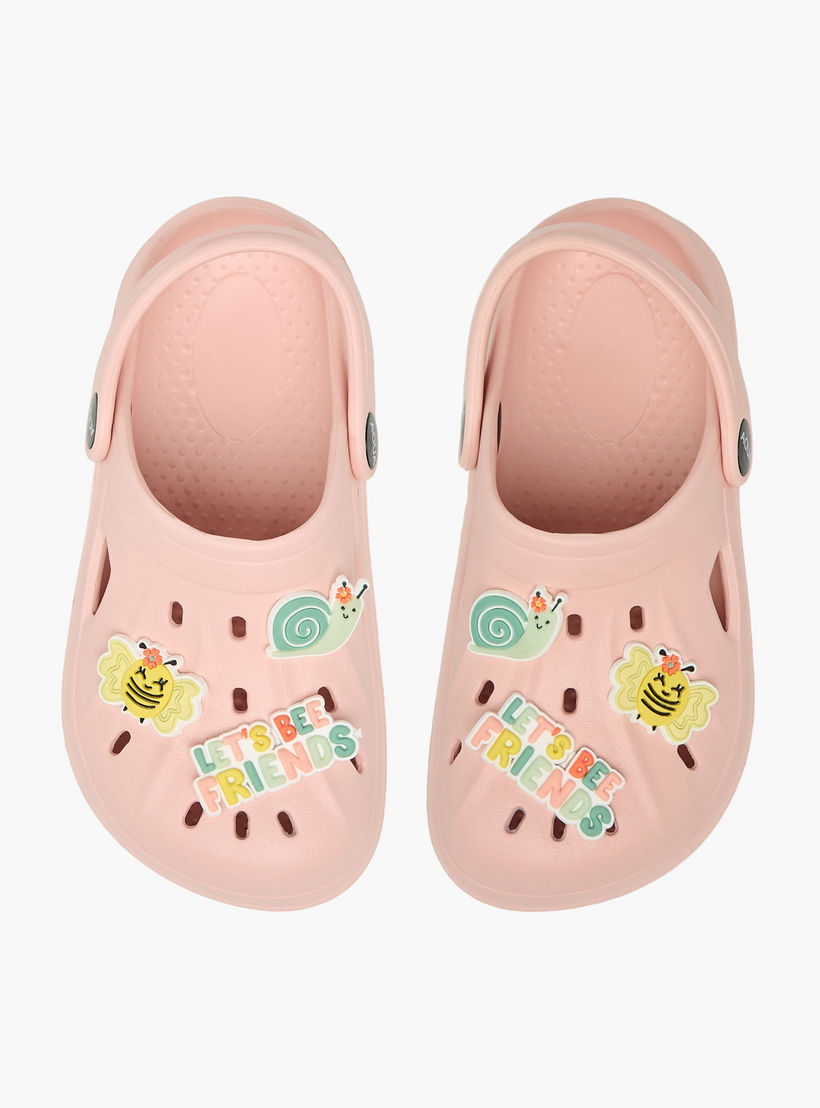 Aqua Girls Jibbitz Charm Clogs-girls-shoes-sandals-image-1