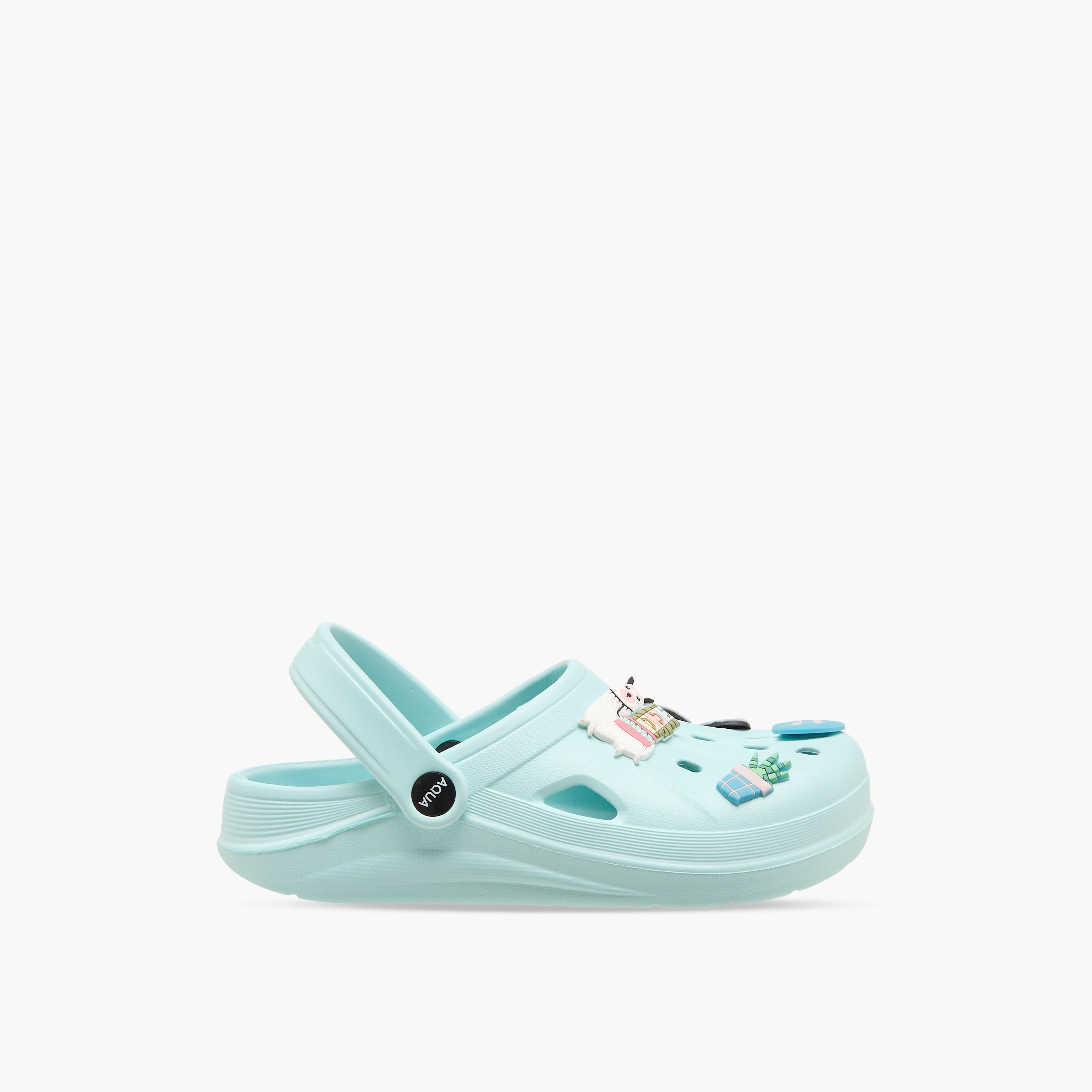 Aqua Girls Embellished Clogs-girls-shoes-sandals-image-3