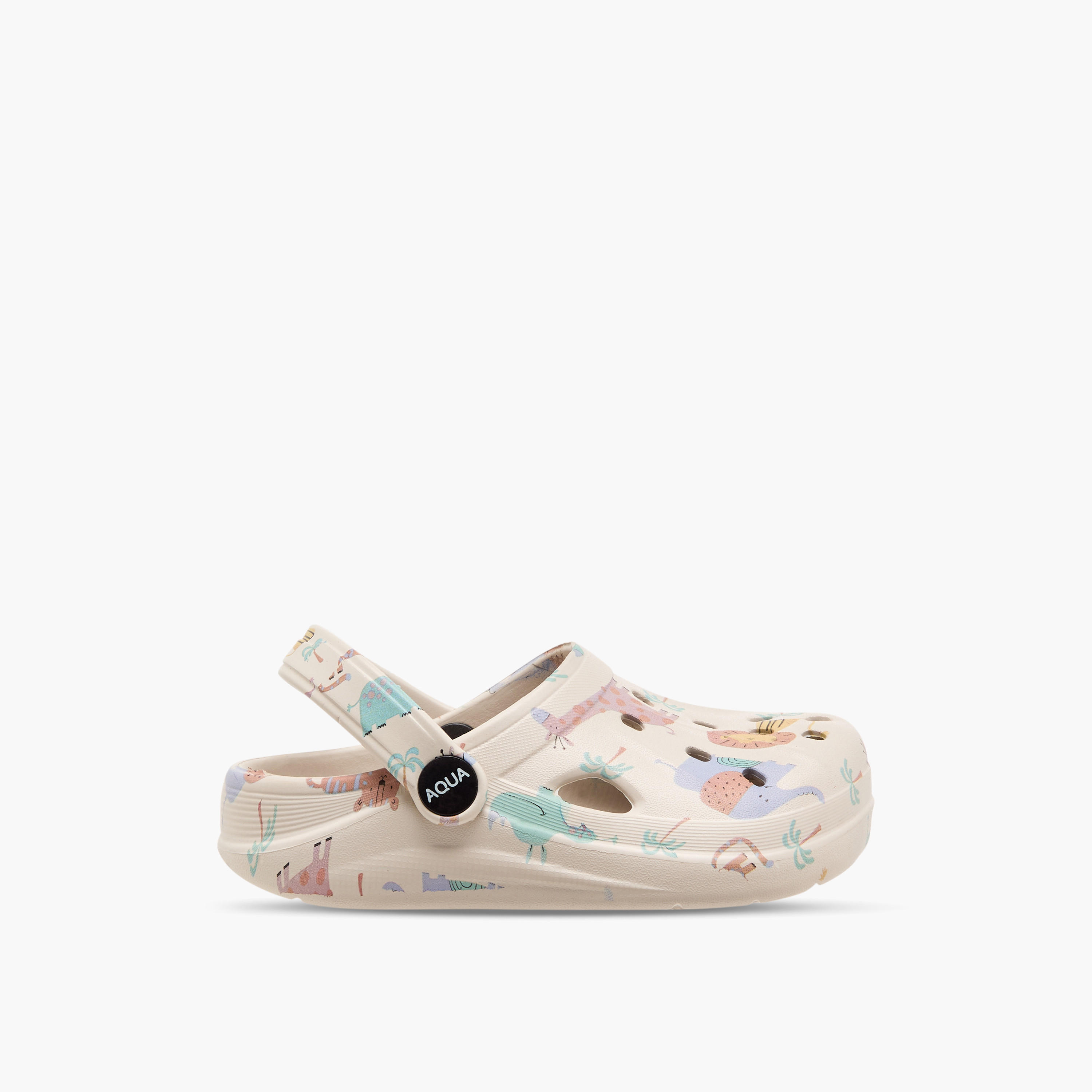 Aqua Boys Printed Clogs-boys-shoes-sandals-image-3