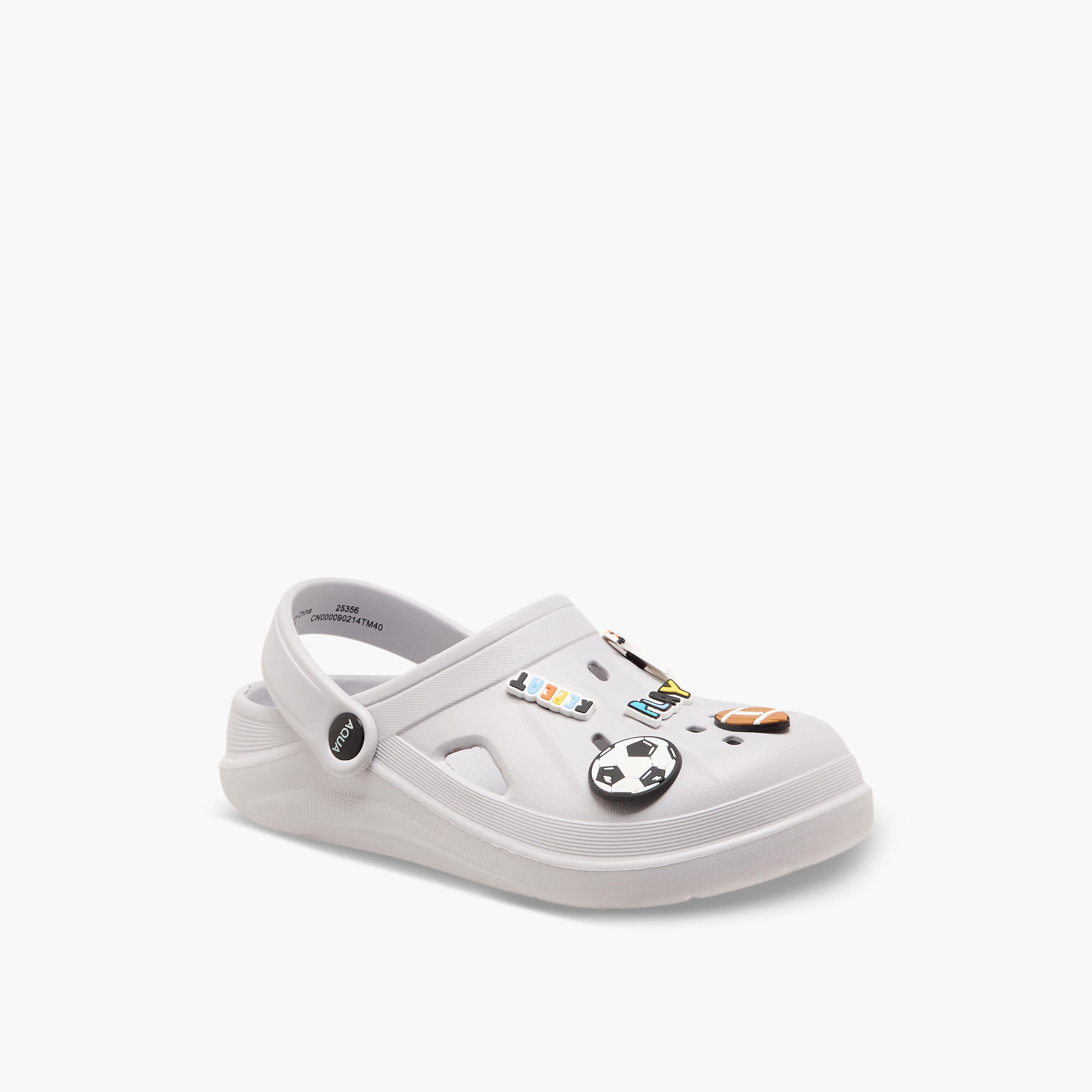 حذاء كلوج مزين بطبعة رياضية للأولاد من أكوا-boys-shoes-sandals-image-2