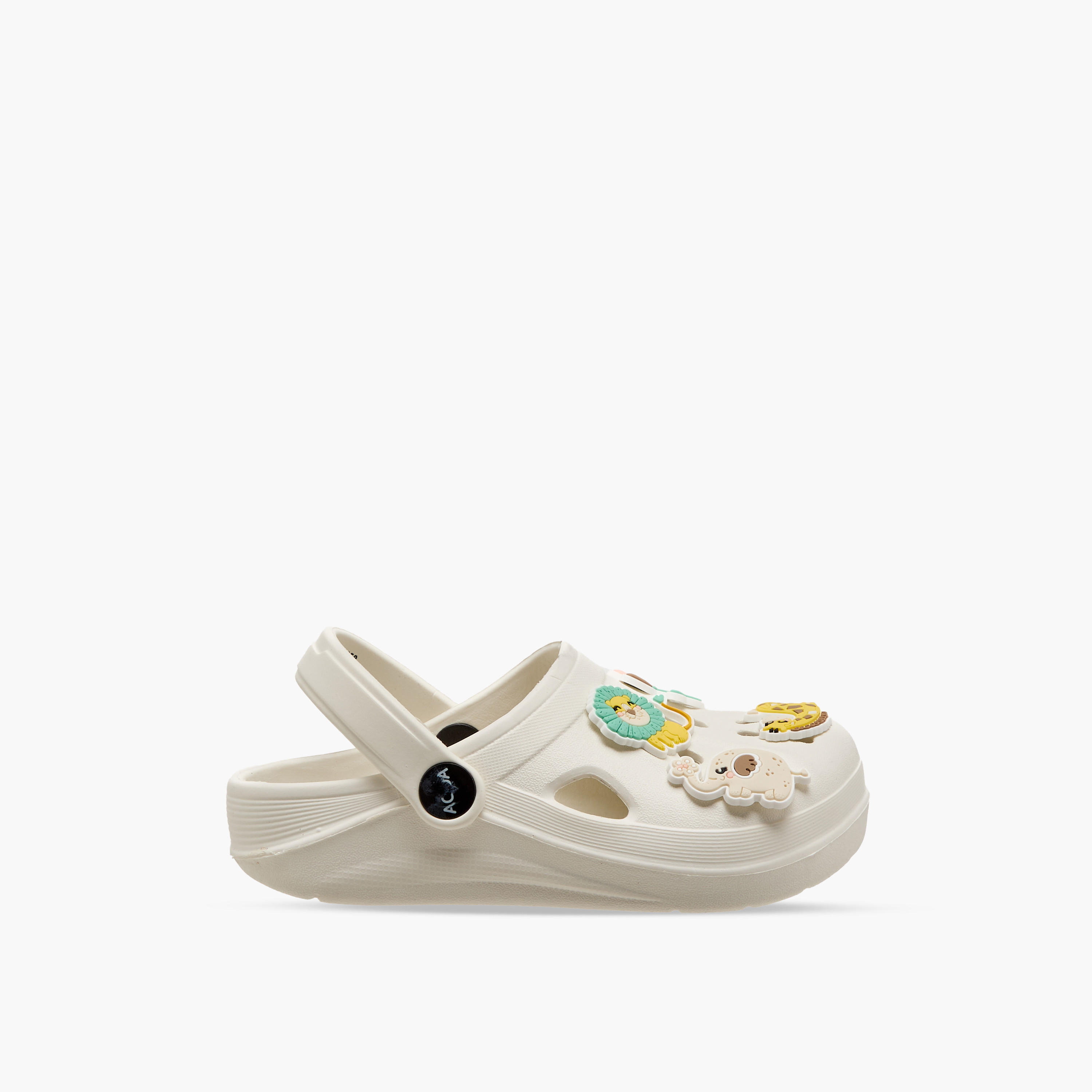Aqua Girls Embossed Clogs-girls-shoes-sandals-image-3