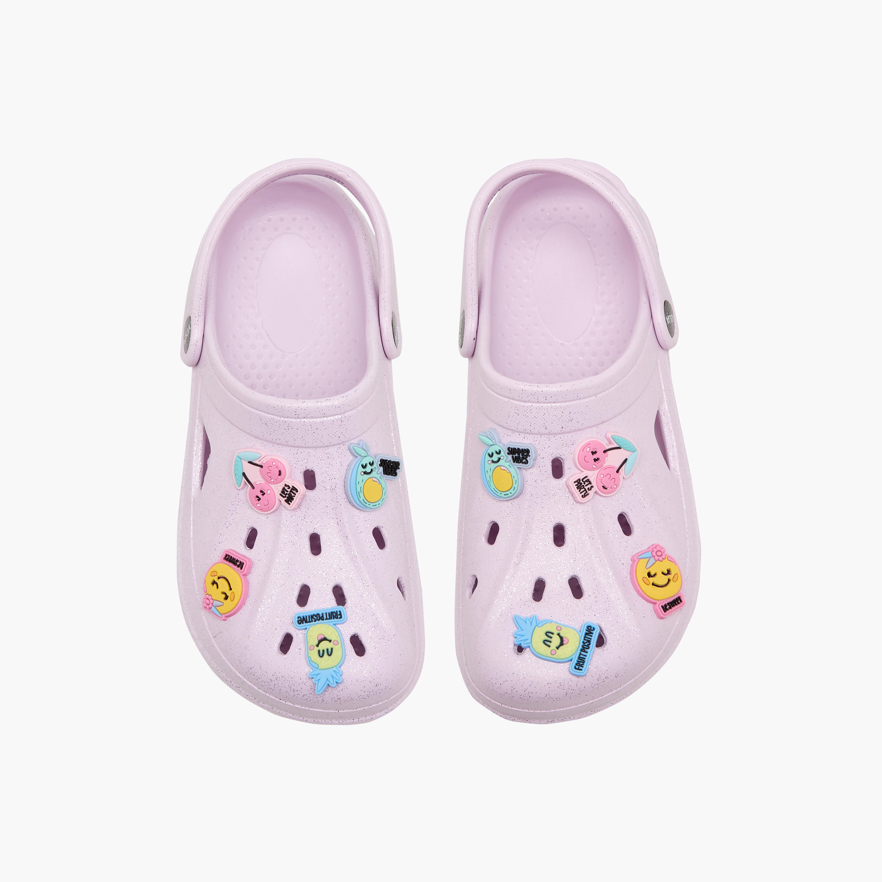 Aqua Girls Embellished Clogs-girls-shoes-sandals-image-1