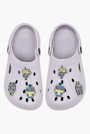 حذاء كلوج بزينة روبوت للأولاد من أكوا-boys-shoes-sandals-image-1