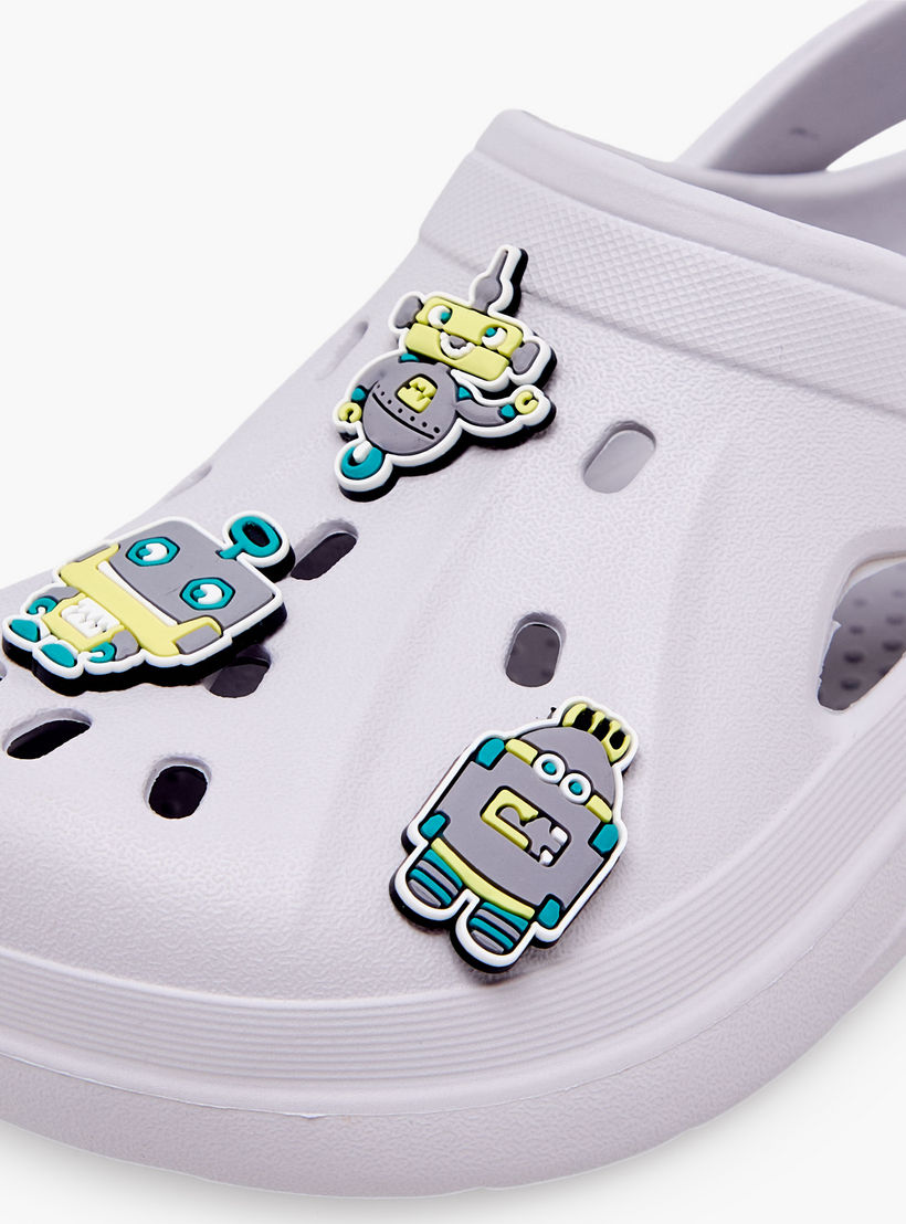 Aqua Boys Robot Jibbitz Clogs-boys-shoes-sandals-image-7