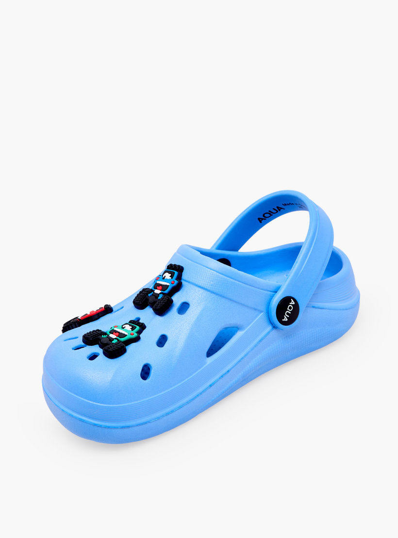 Aqua Boys Truck Jibbitz Clogs-boys-shoes-sandals-image-4
