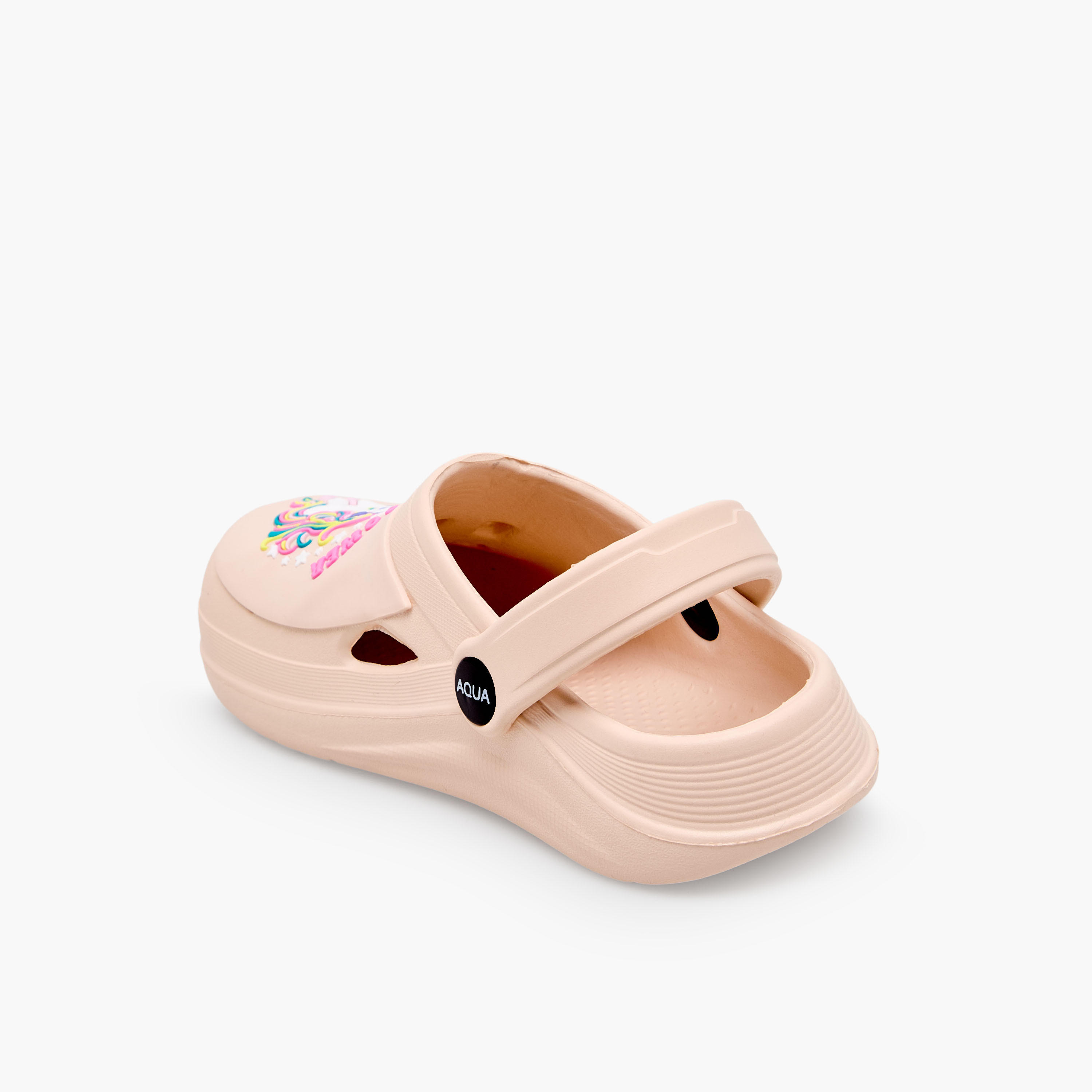 صندل كلوج مع حزام خلفي وزينة يونيكورن للبنات من أكوا-girls-shoes-sandals-image-5